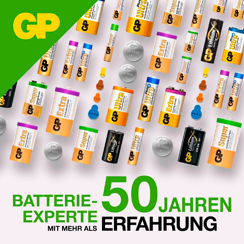 GP Batteries Knopfzelle »10er Pack 186F-2C10«, LR43, 1,5 V, (Packung, 10 St.)