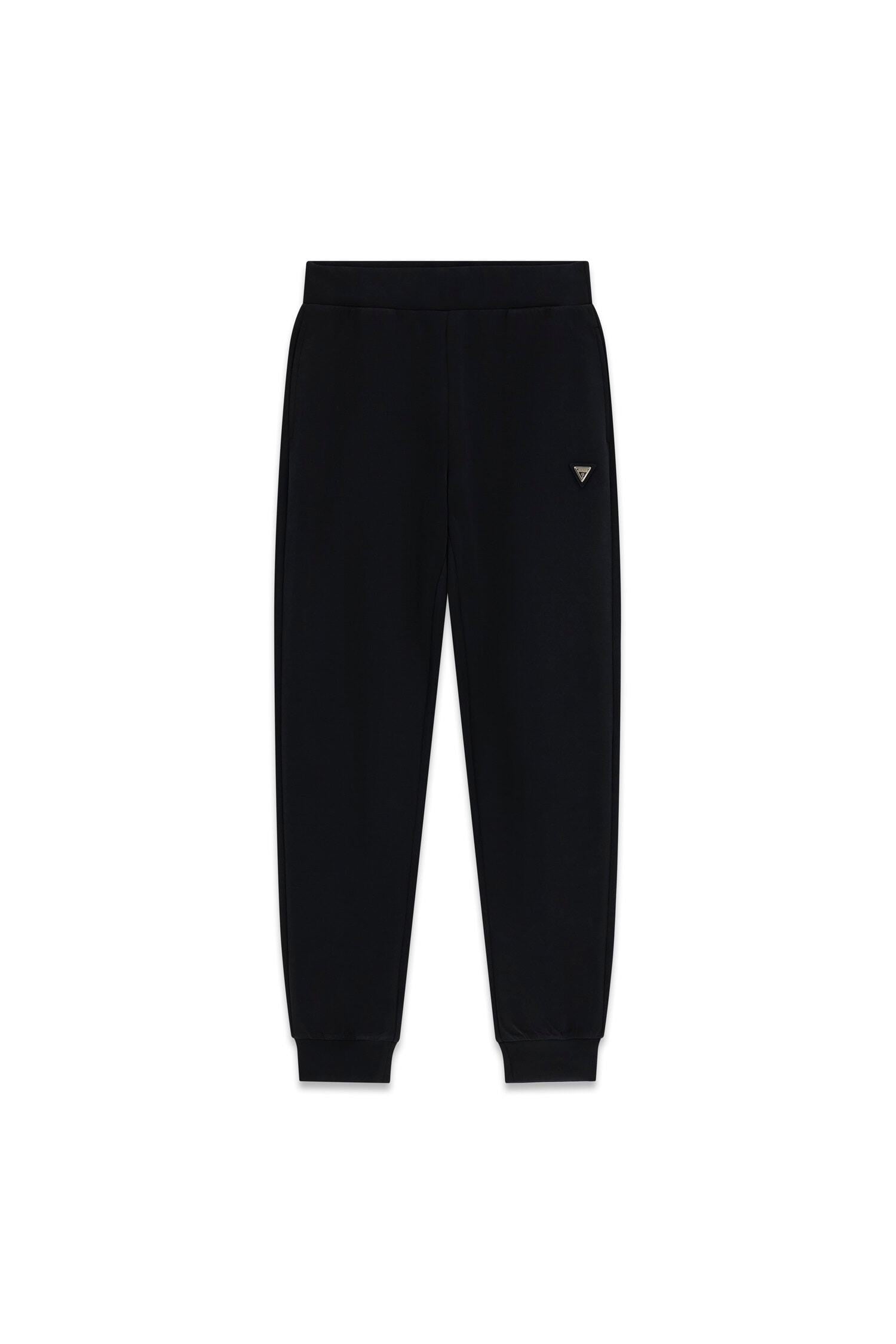 Guess Jogginghose »OLYMPE LONG PANTS«  in Scuba-Qualität, Logo-Patch
