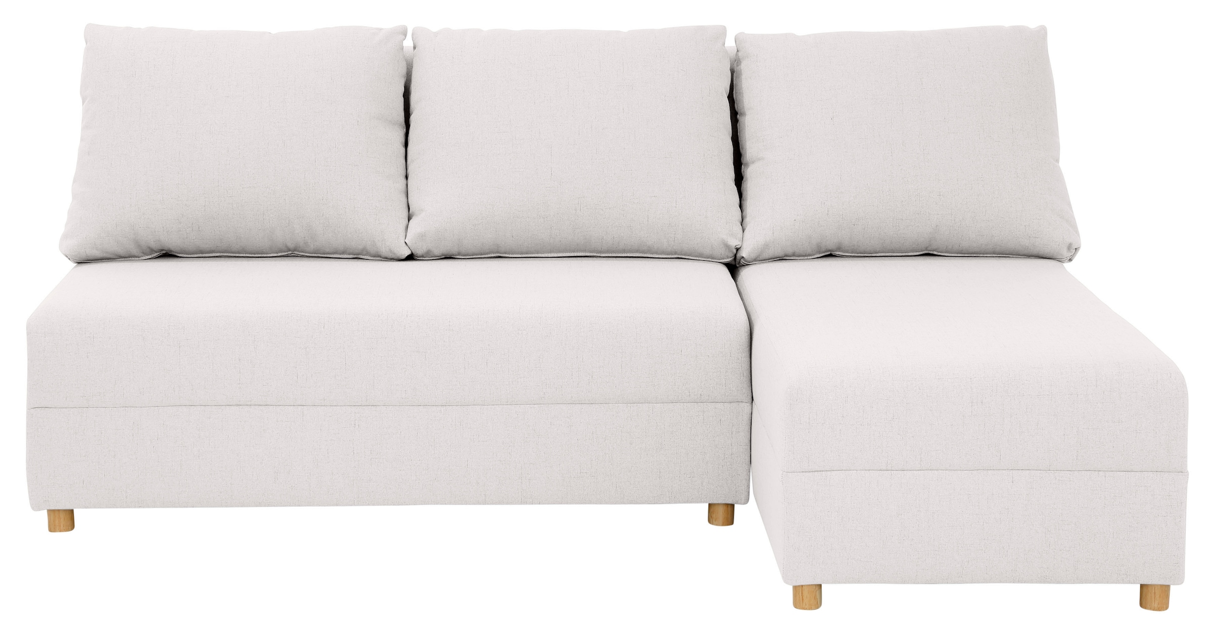 INOSIGN Ecksofa »Mick L-Form«, Longchair links/rechts montierbar, wahlweise mit Bettfunktion