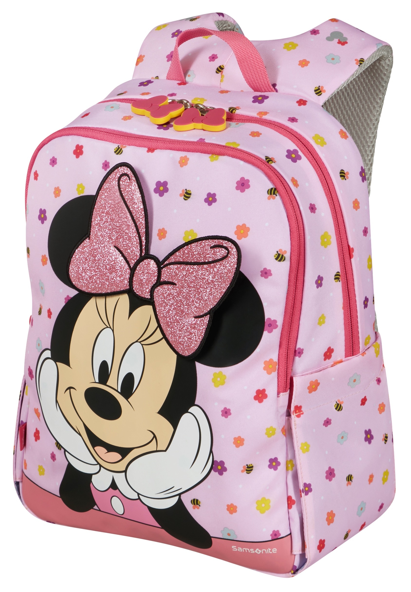 Samsonite Kinderrucksack »DAYDREAM DISNEY, Minnie Flower Power« reflektierende Details