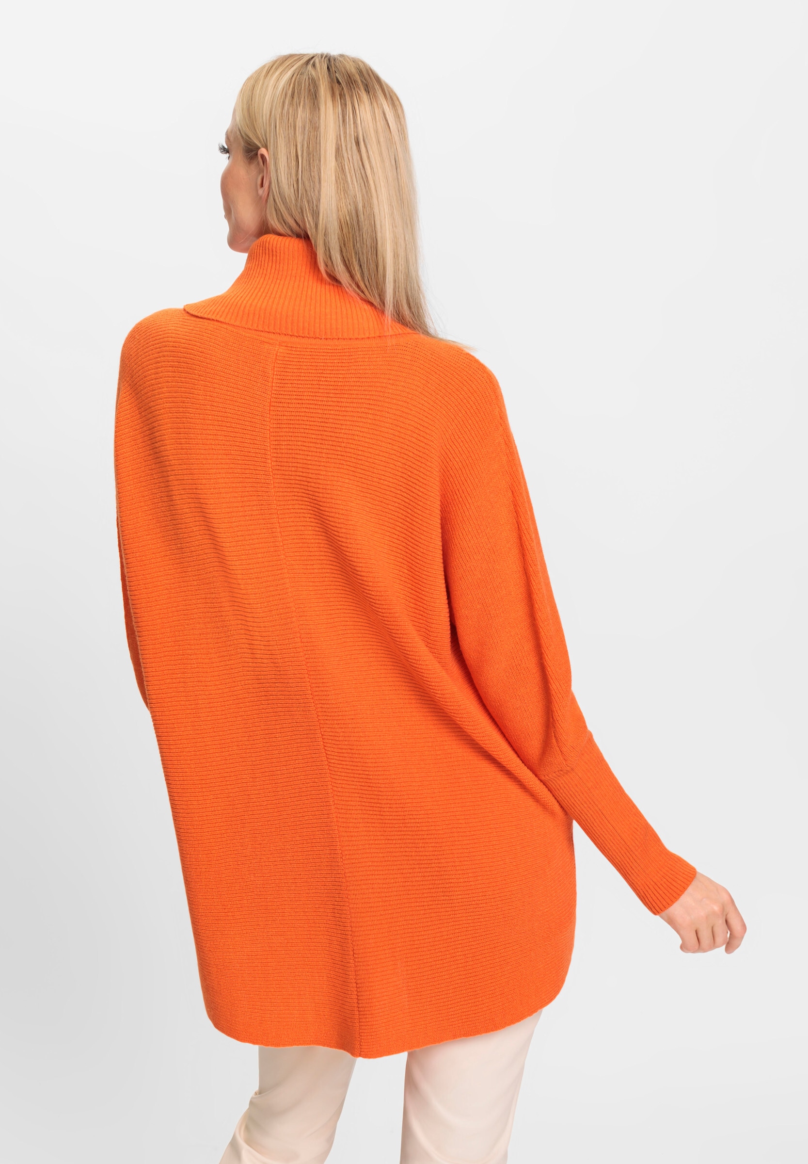 heine Strickpullover »Pullover Rollkragenpullover mit Fledermaus-Ärmel«
