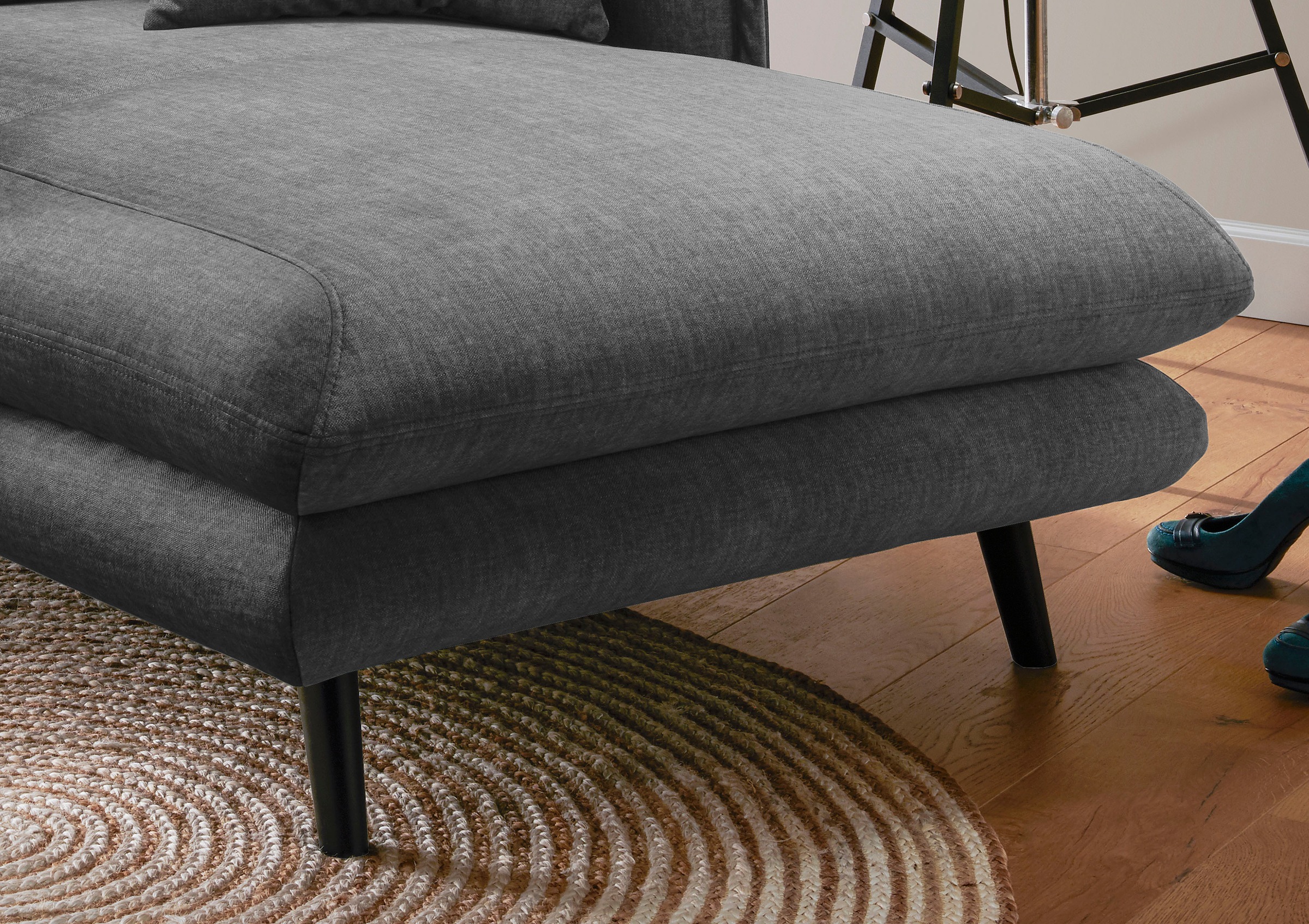 Home affaire Loveseat »Lazio« moderner Sessel mit einer bequemen Polsterung, 2 Stk. Zierkissen