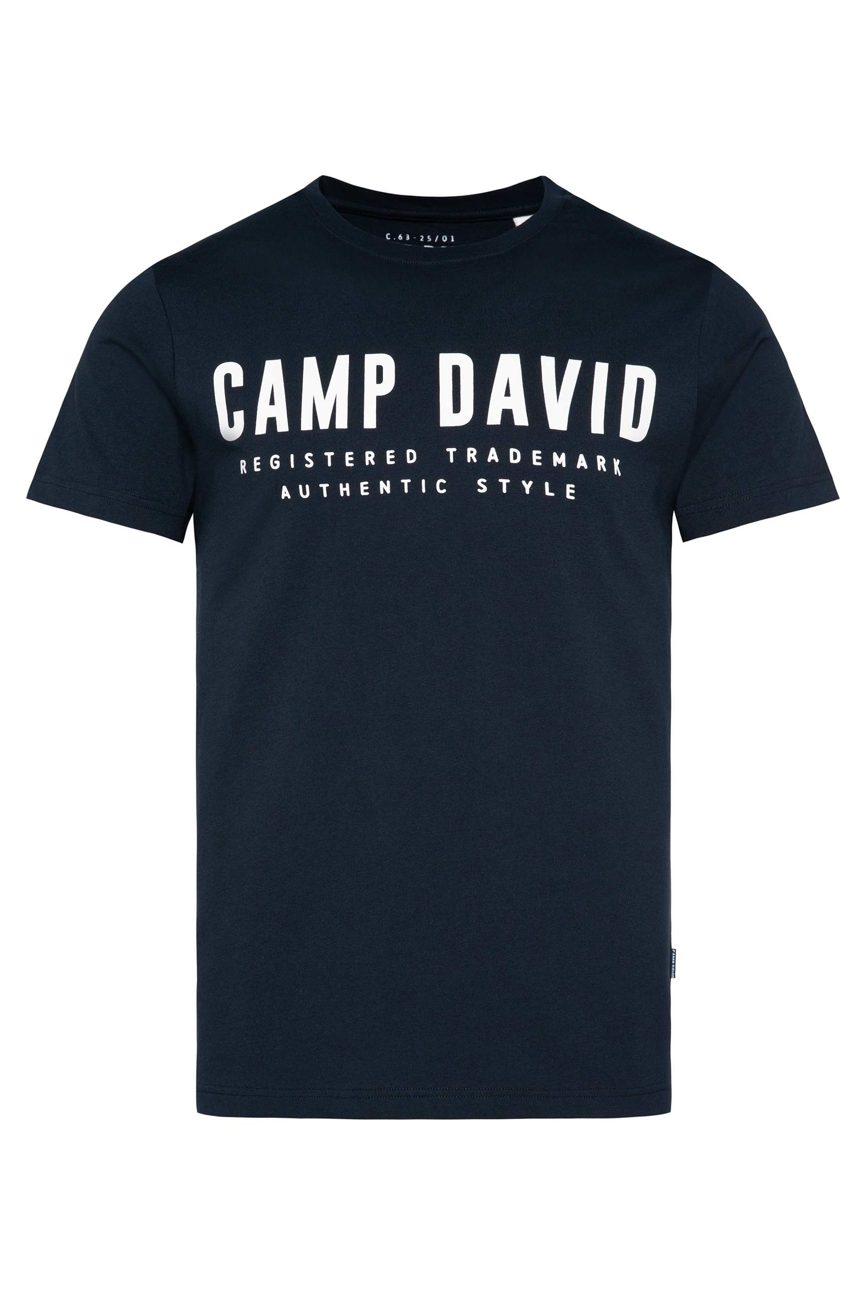 CAMP DAVID T-Shirt, mit Logo Print auf der Vorderseite