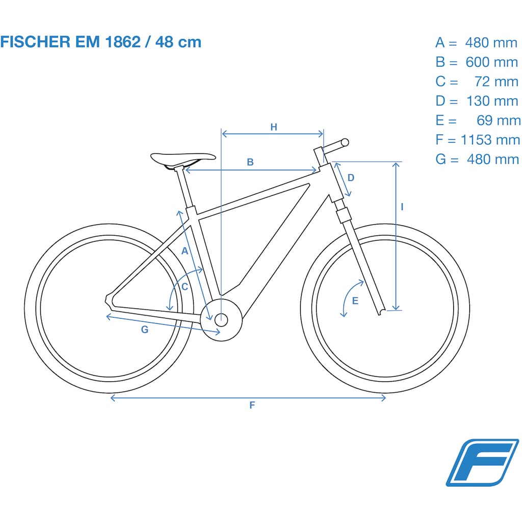 FISCHER Fahrrad E-Bike »MONTIS EM 1862 557«, 10 Gang, (mit Akku-Ladegerät-mit Werkzeug)
