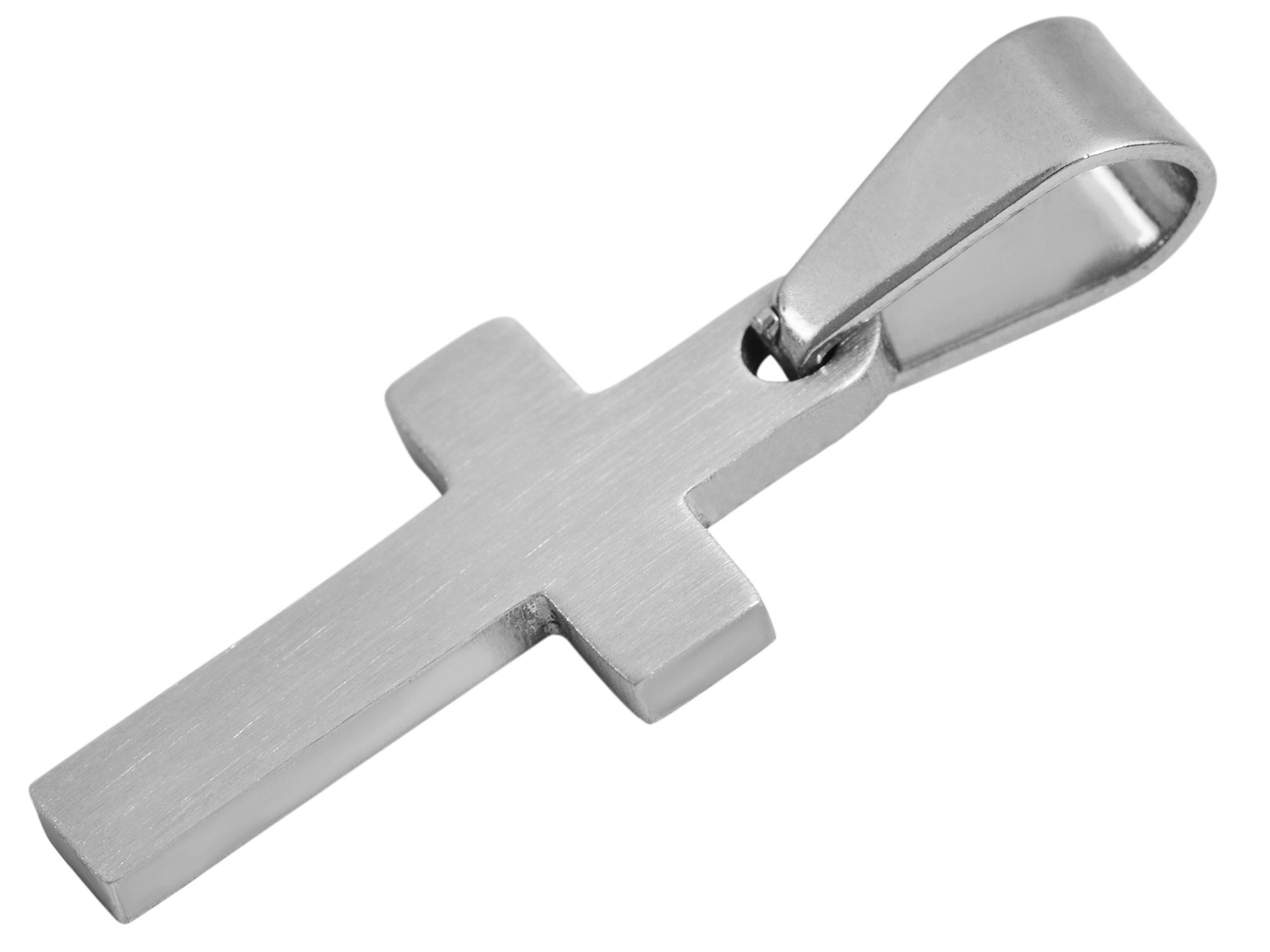 Adelia´s Kreuzanhänger »Unisex Anhänger ¿ Kreuz Kreuzanhänger aus Edelstahl«