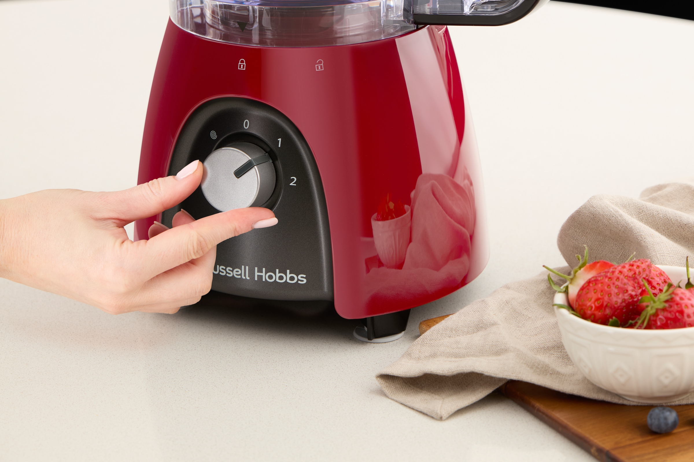 RUSSELL HOBBS Zerkleinerer »Desire Food Processor 27110-56, 2,3 Liter Glasbehälter«, 600 W