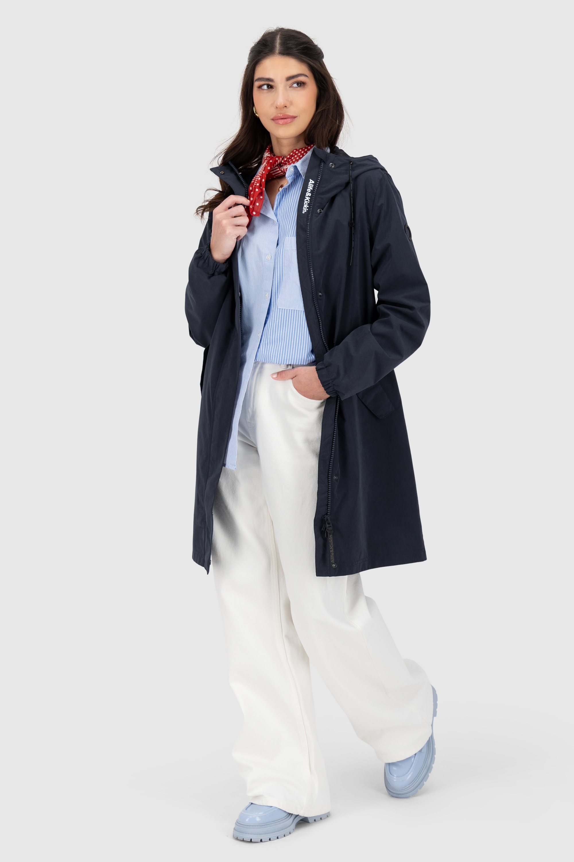 Alife & Kickin Parka »FrizziAKA« mit Kapuze mit Kapuze und Klappentaschen