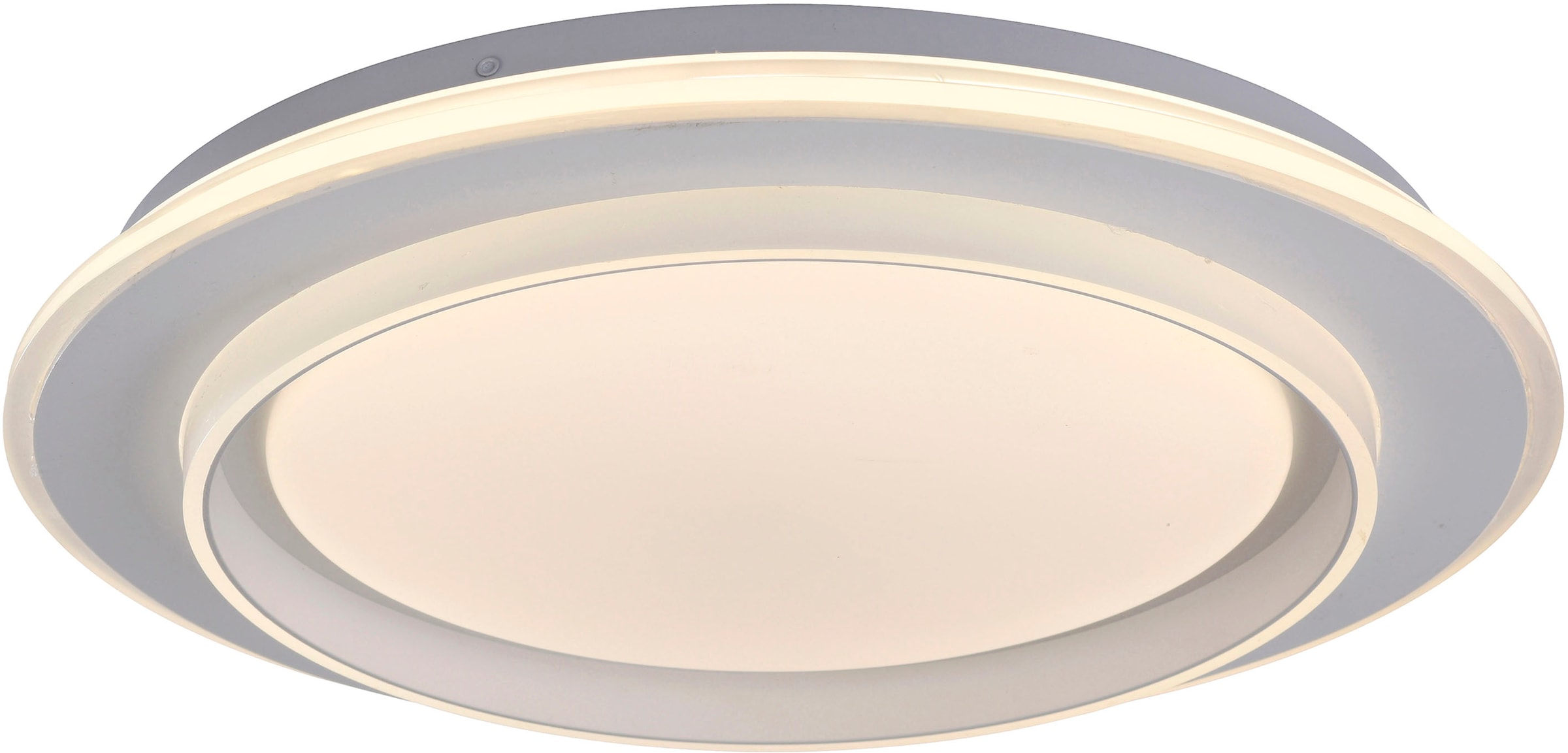 JUST LIGHT LED Deckenleuchte »LAGO« LED-Board 1 Stk. warmweiß - kaltweiß CCT-Farbtemperatursteuerung, Infrarot-FB, Stufenlos dimmbar, Memory