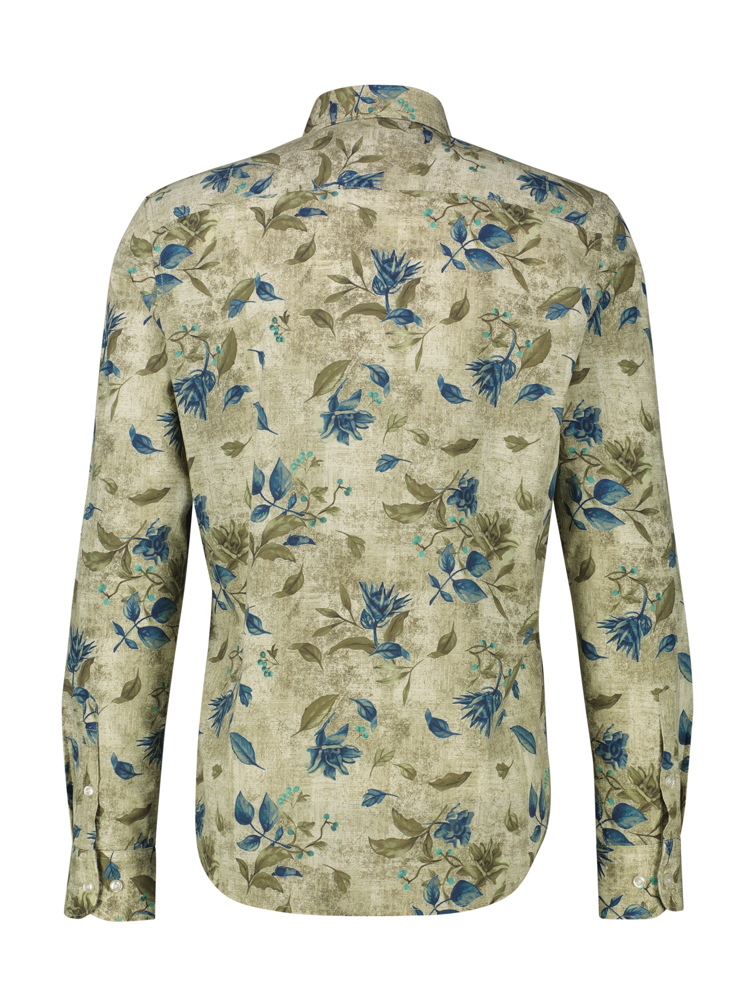 LERROS Langarmhemd mit floralem Allover-Print