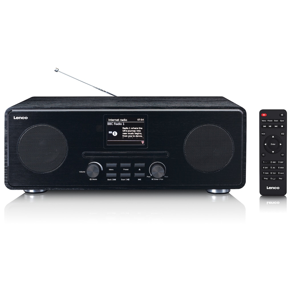 Lenco Internet-Radio »DIR-261BK - Internetradio«, (Digitalradio (DAB+)