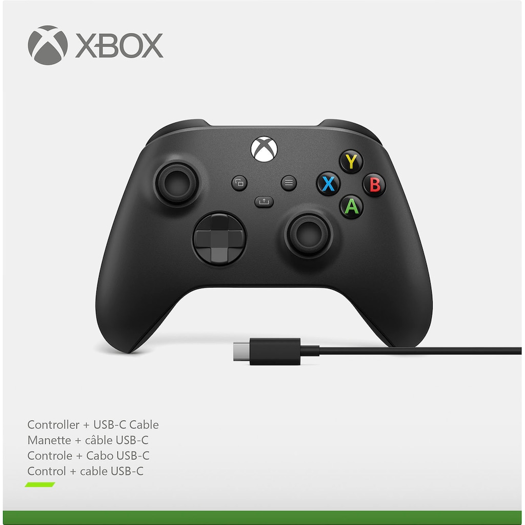 Xbox Wireless-Controller »Carbon Black«