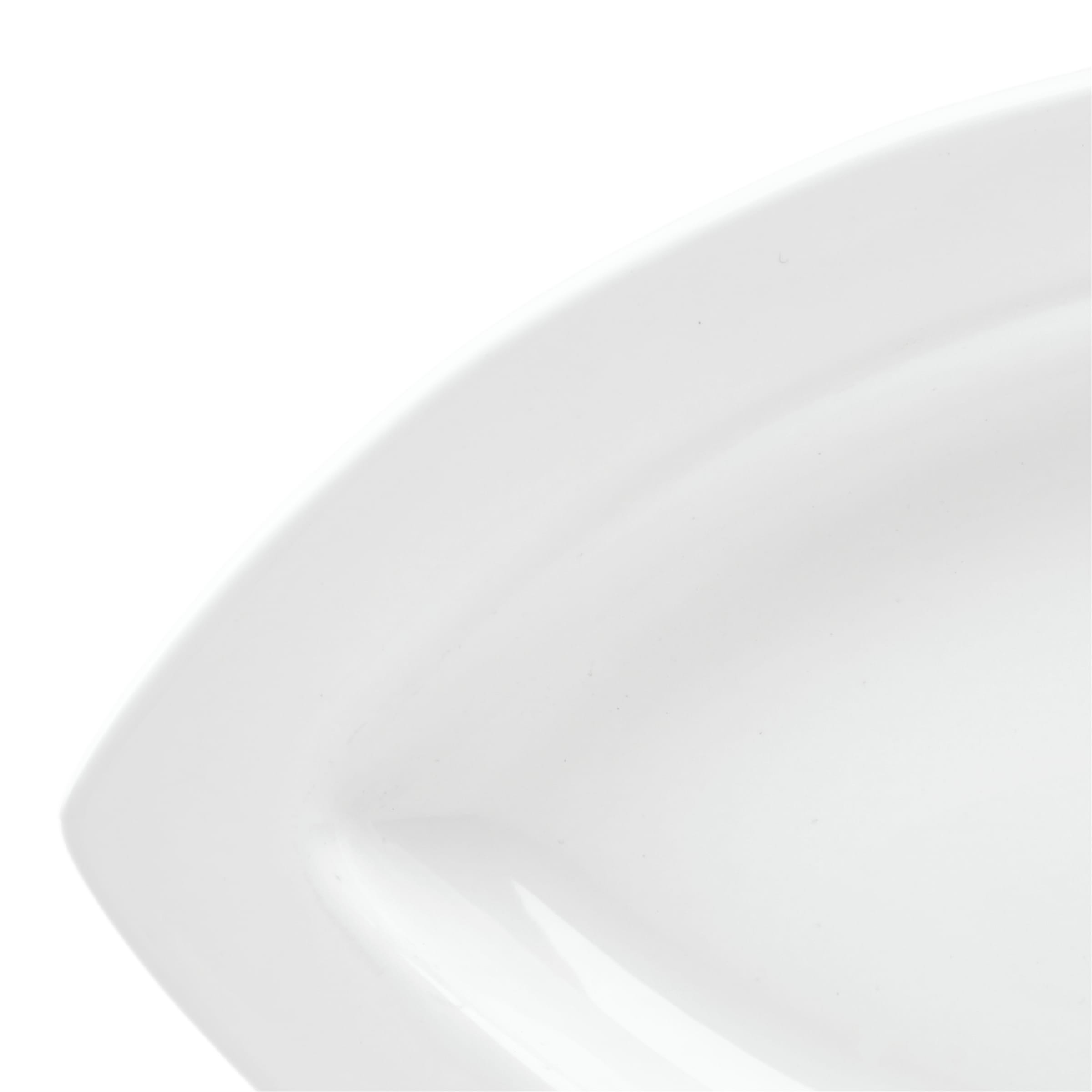 van Well Servierplatte »Platte Linsenform, 55 x 31 x 3 cm, 4 Stück« spülmaschinen- und mikrowellengeeignet