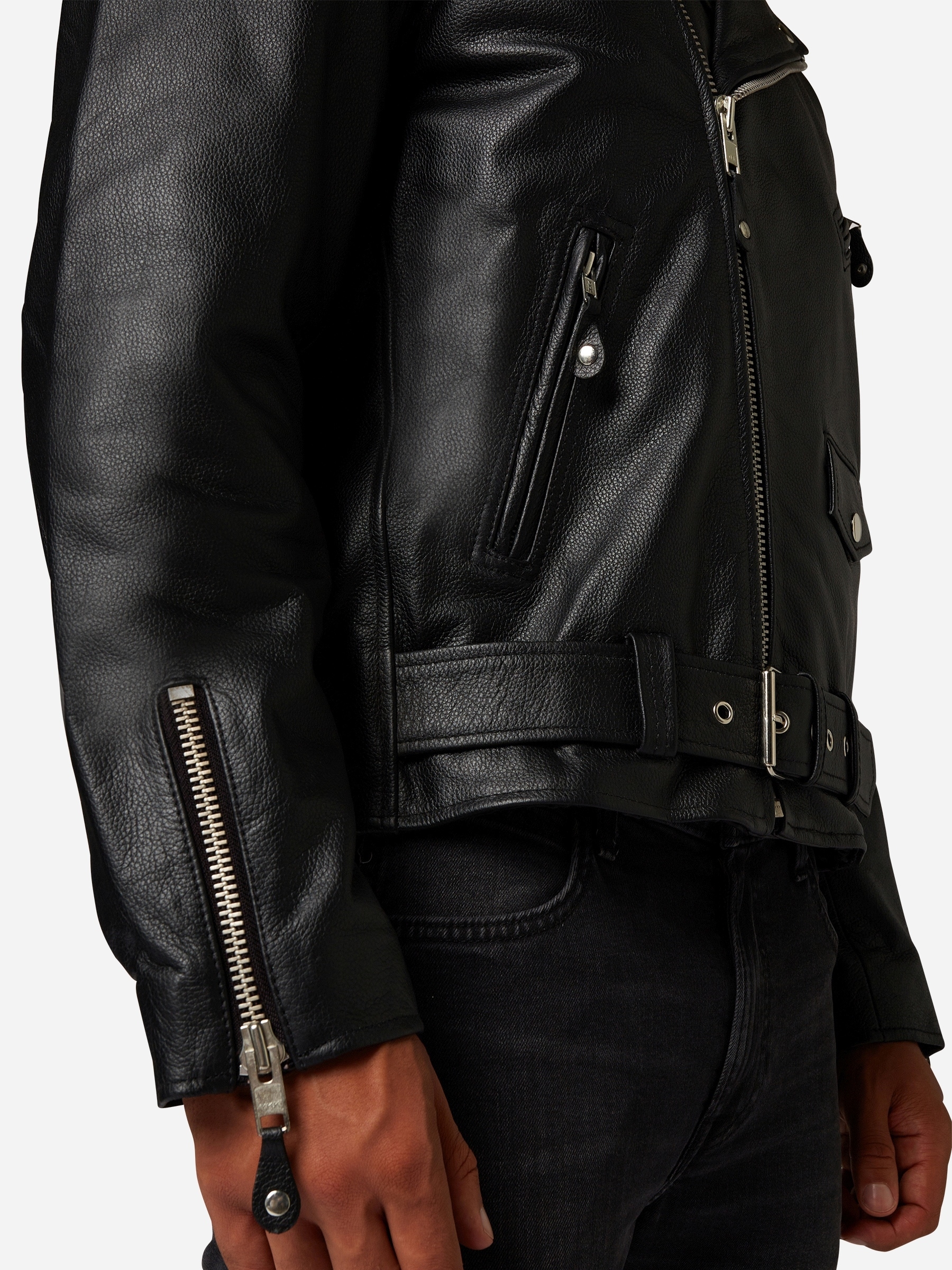 RICANO Bikerjacke »Lederjacke Brando« Handgefertigt aus echtem Leder