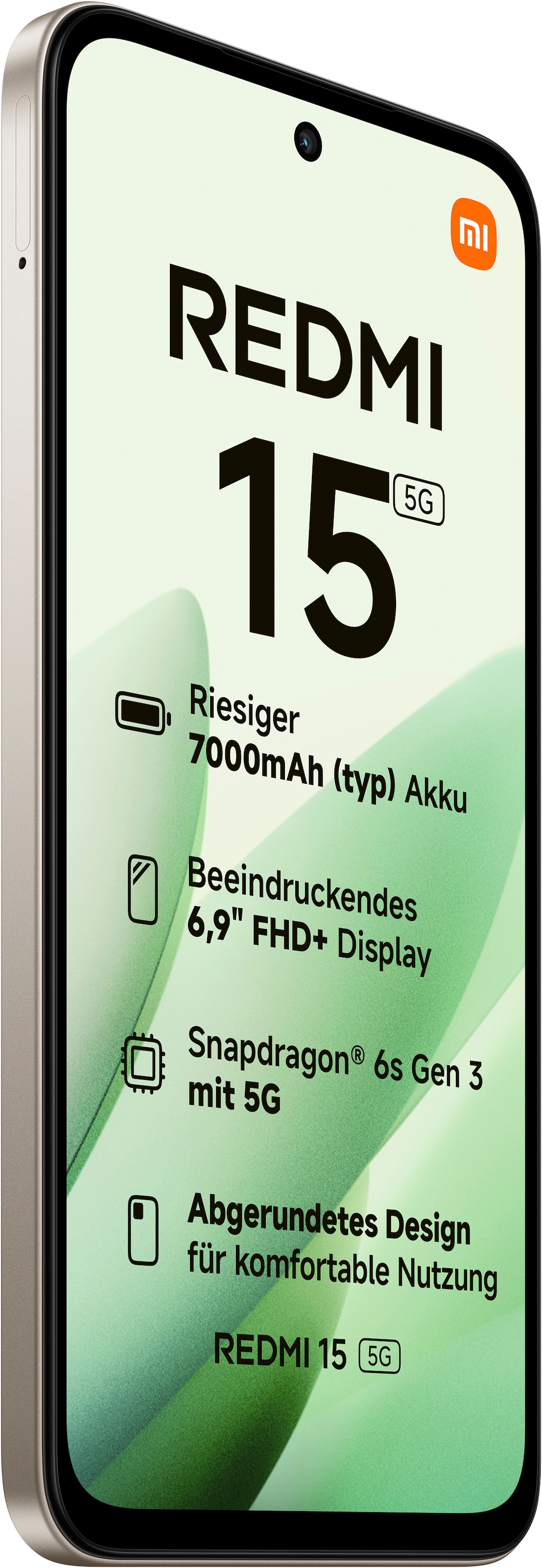 Xiaomi Smartphone »Redmi 15 5G 256 GB«, Titan Gray