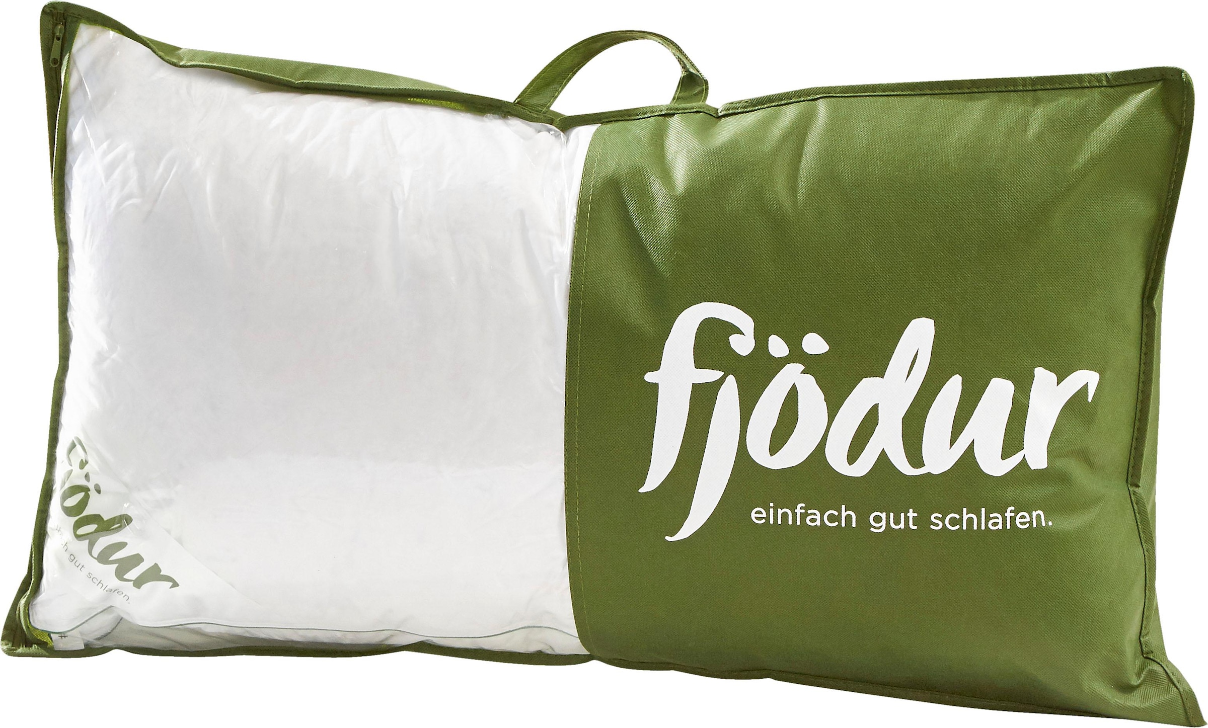 fjödur Federkissen »Fabian, Kopfkissen in 40x80 oder 80x80 cm erhältlich« Füllung: 85% Federn, 15% Daunen Bezug: Baumwolle 1 Stk. tlg. Kissen hergestellt in Deutschland