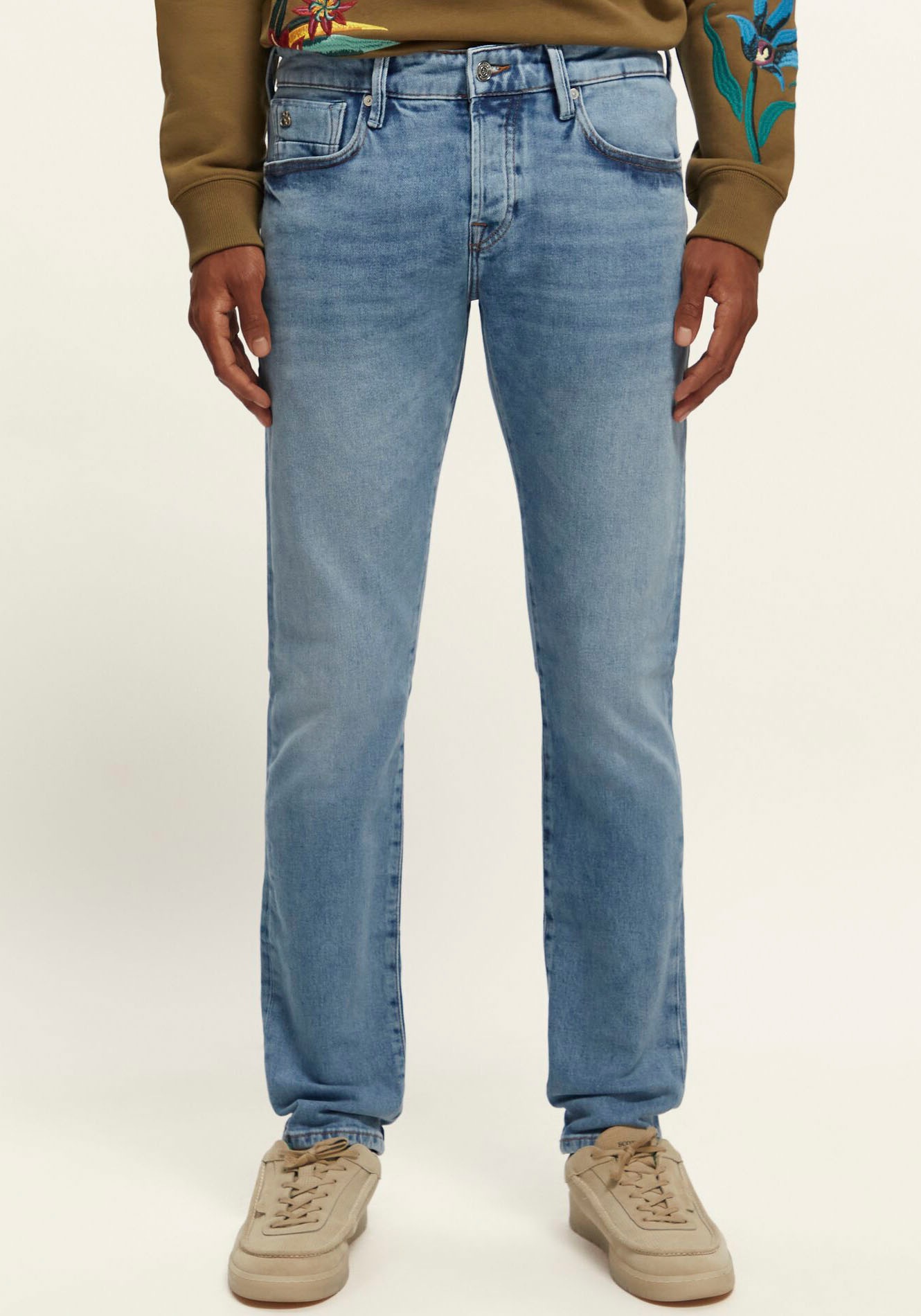 Slim-fit-Jeans »Ralston regular slim jeans,Blauw Breath«, mit Faded-out Effekten