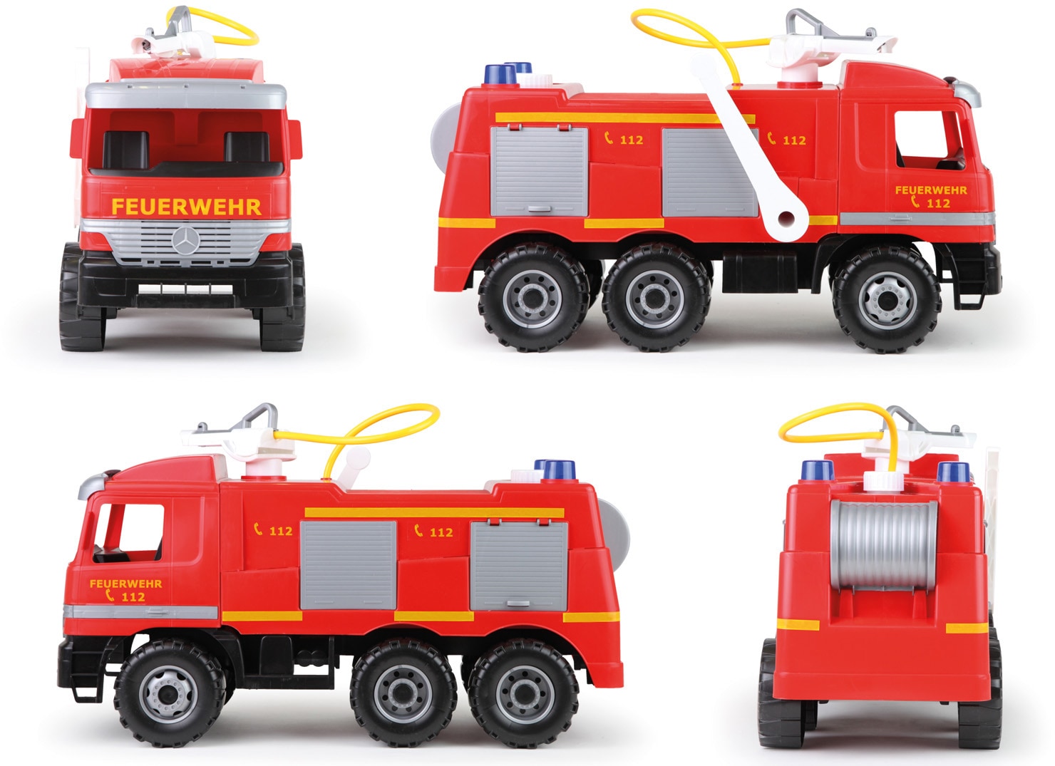 Lena® Spielzeug-Feuerwehr »Giga Trucks, Actros«, Made in Europe