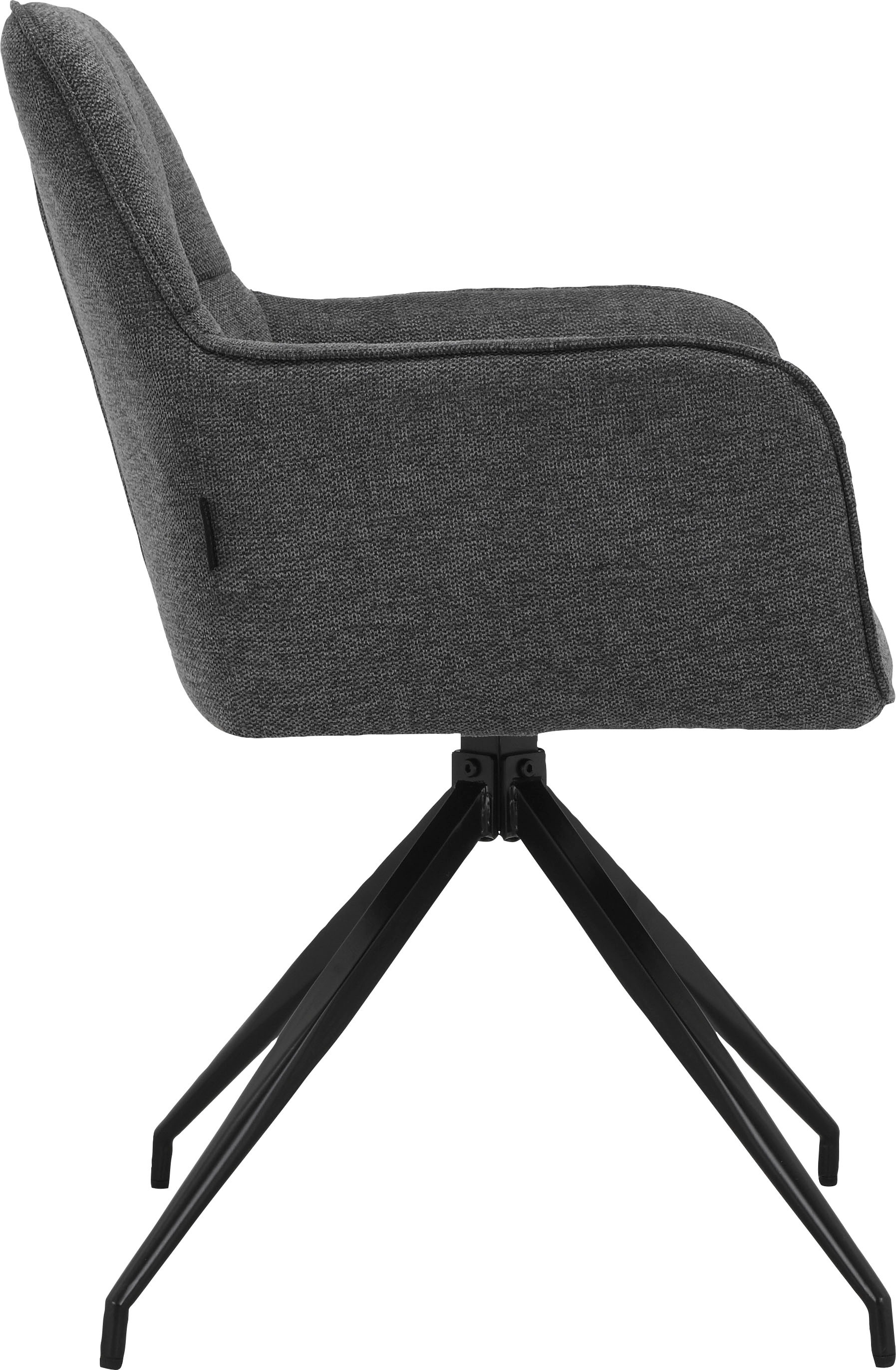 Places of Style Esszimmerstuhl »Fondi«, 2 St., Webstoff, im 2er Set erhältlich, mit Sitz und Rücken gepolstert, Sitzhöhe 48 cm