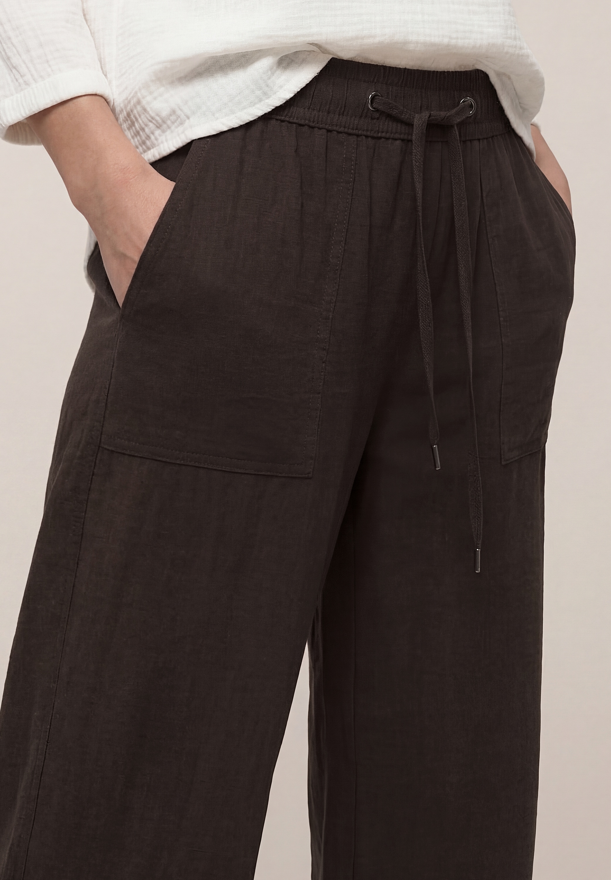 STREET ONE Stoffhose »Style Emee«  Crepe Sommerhose mit Viskose