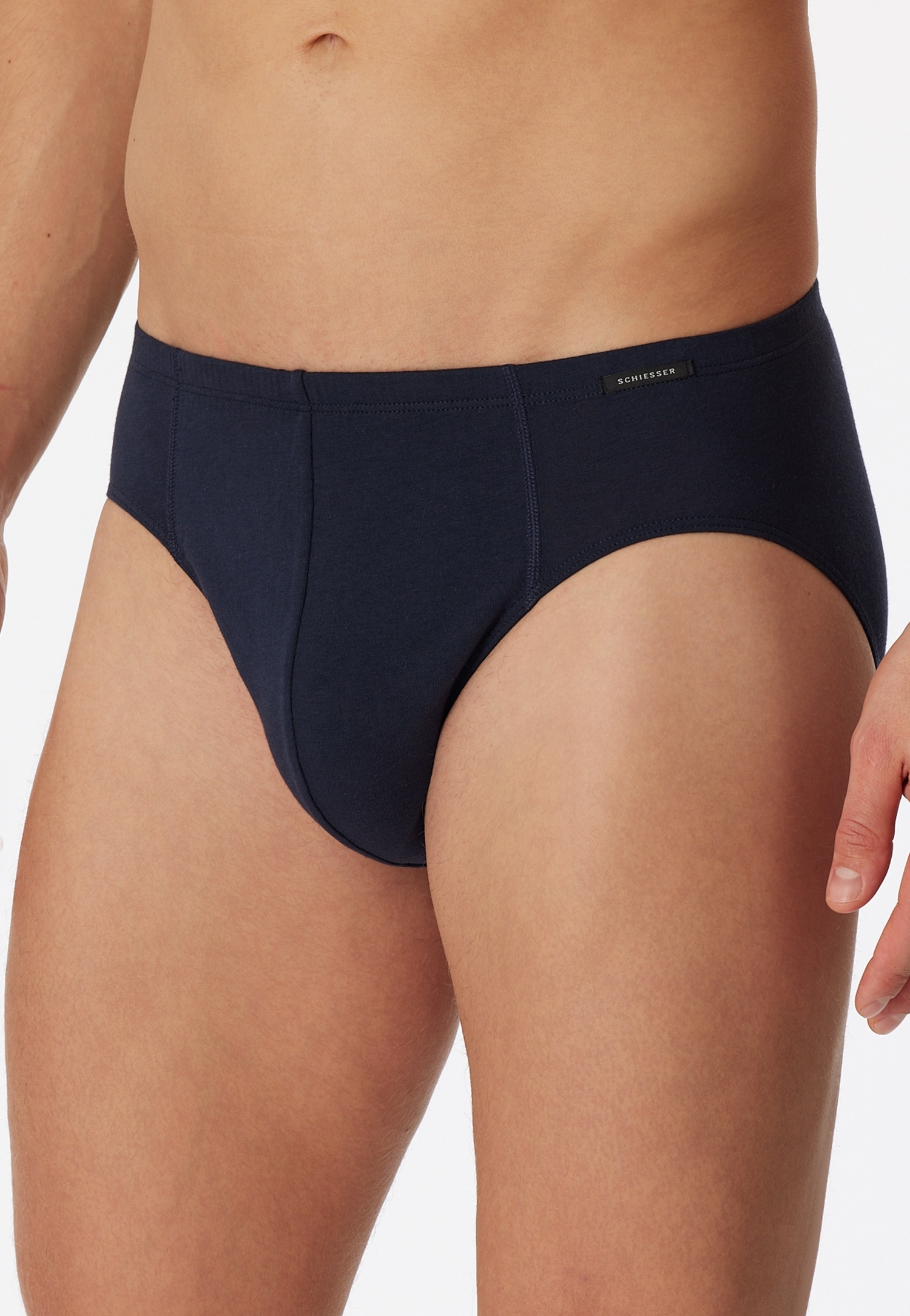 Schiesser Minislip »"Essentials"«, (3er-Pack), mit kleinem Logo am Bund