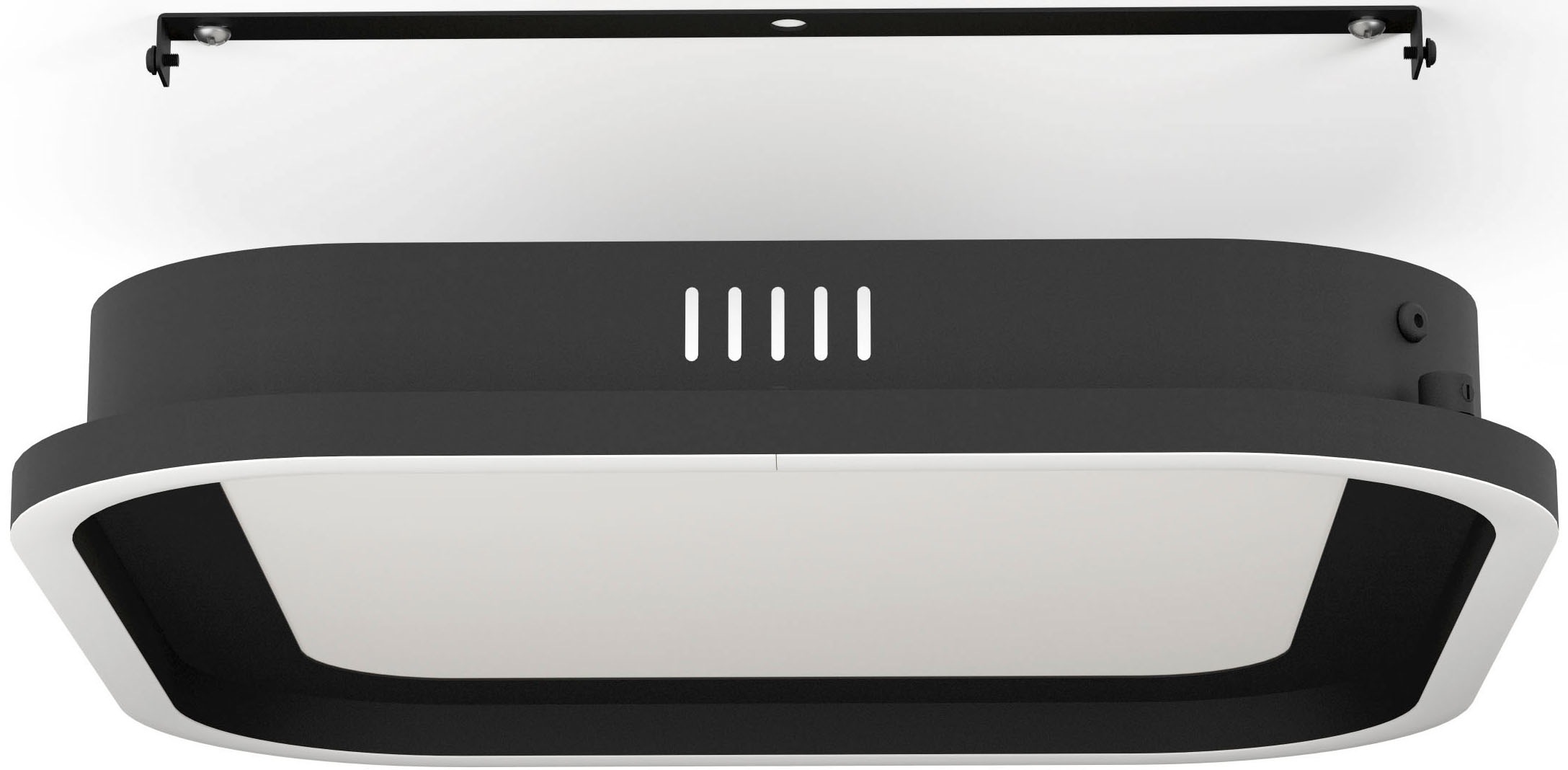 EGLO Deckenleuchte »CALAGRANO« LED-Modul 1 Stk. warmweiß - kaltweiß Deckenleuchte in schwarz aus Stahl - CCT Farbtemperaturwechsel