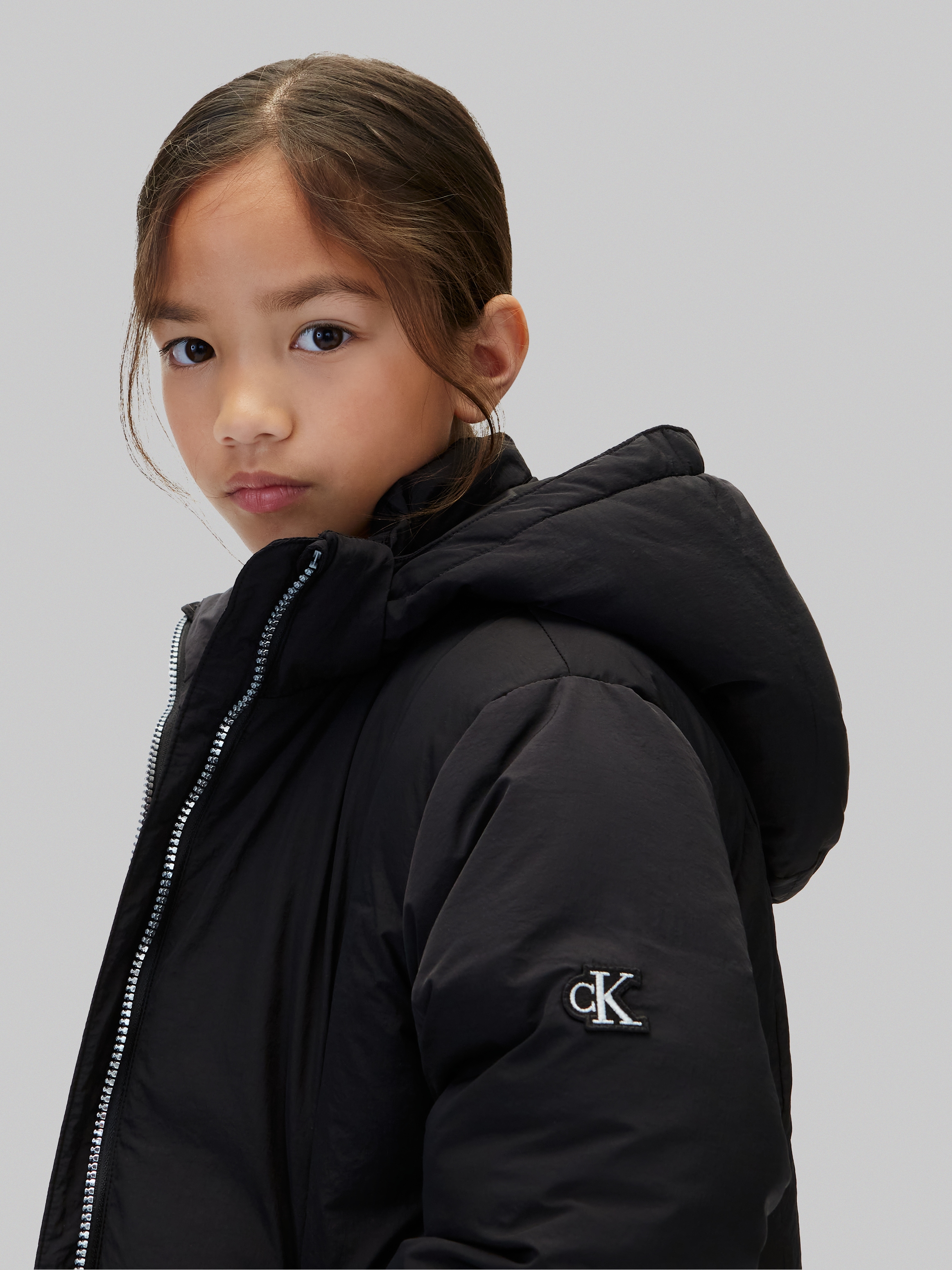 Calvin Klein Steppmantel »CLASSIC FILLED COAT« Regular fit mit Eingrifftaschen