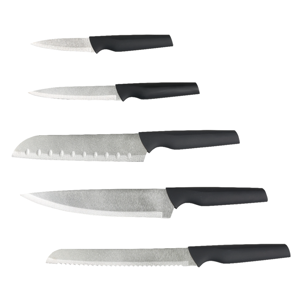 KESPER® Messerblock »Messerblock Set, schwarz« 6 inkl. 5 Messer