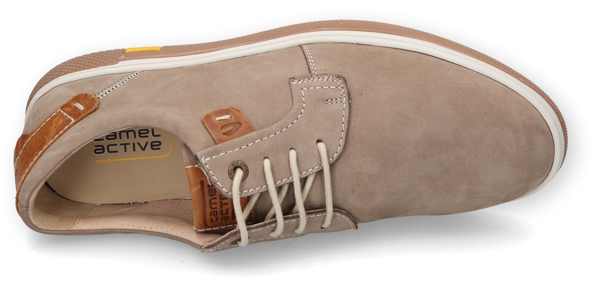 camel active Schnürschuh, Hybrid Sneaker, Business Schuh, Sneaker mit Lederfutter