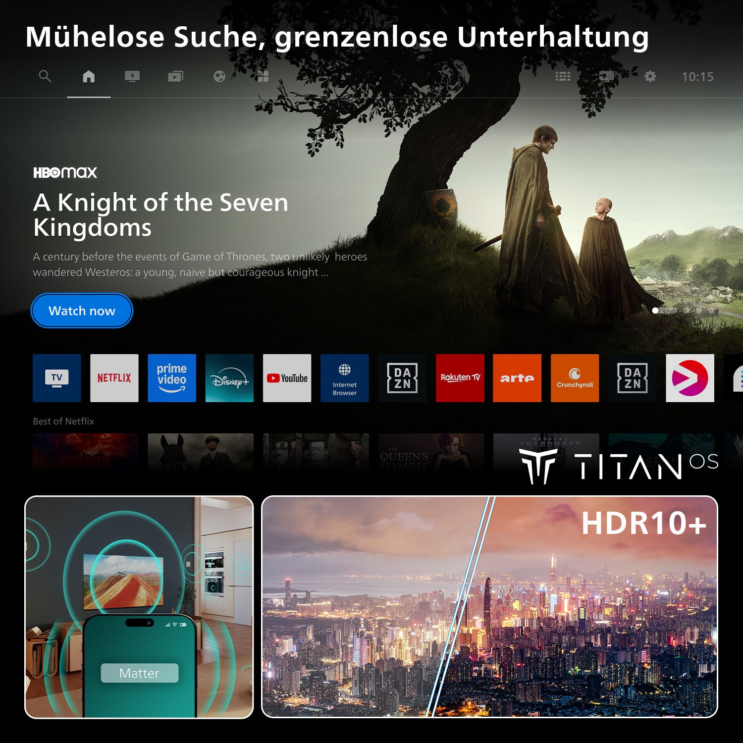 Philips QLED-Fernseher »55PQS7801/12« 139 cm/55 ″ Smart-TV