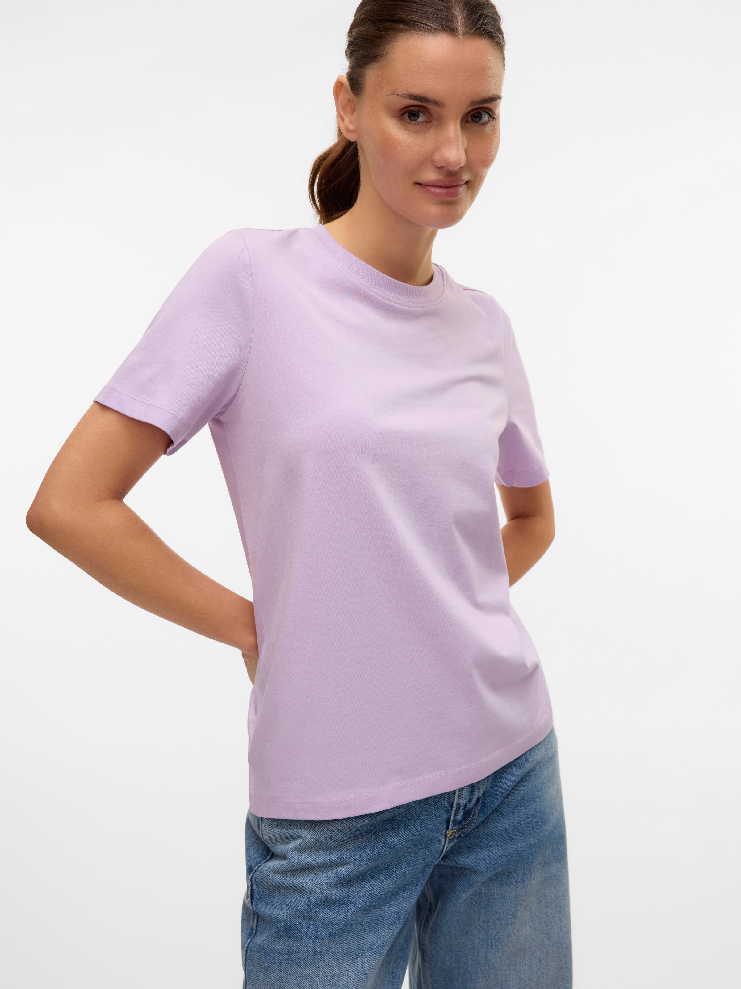 Vero Moda Kurzarmshirt »VMPAULINA SS T-SHIRT GA JRS NOOS«