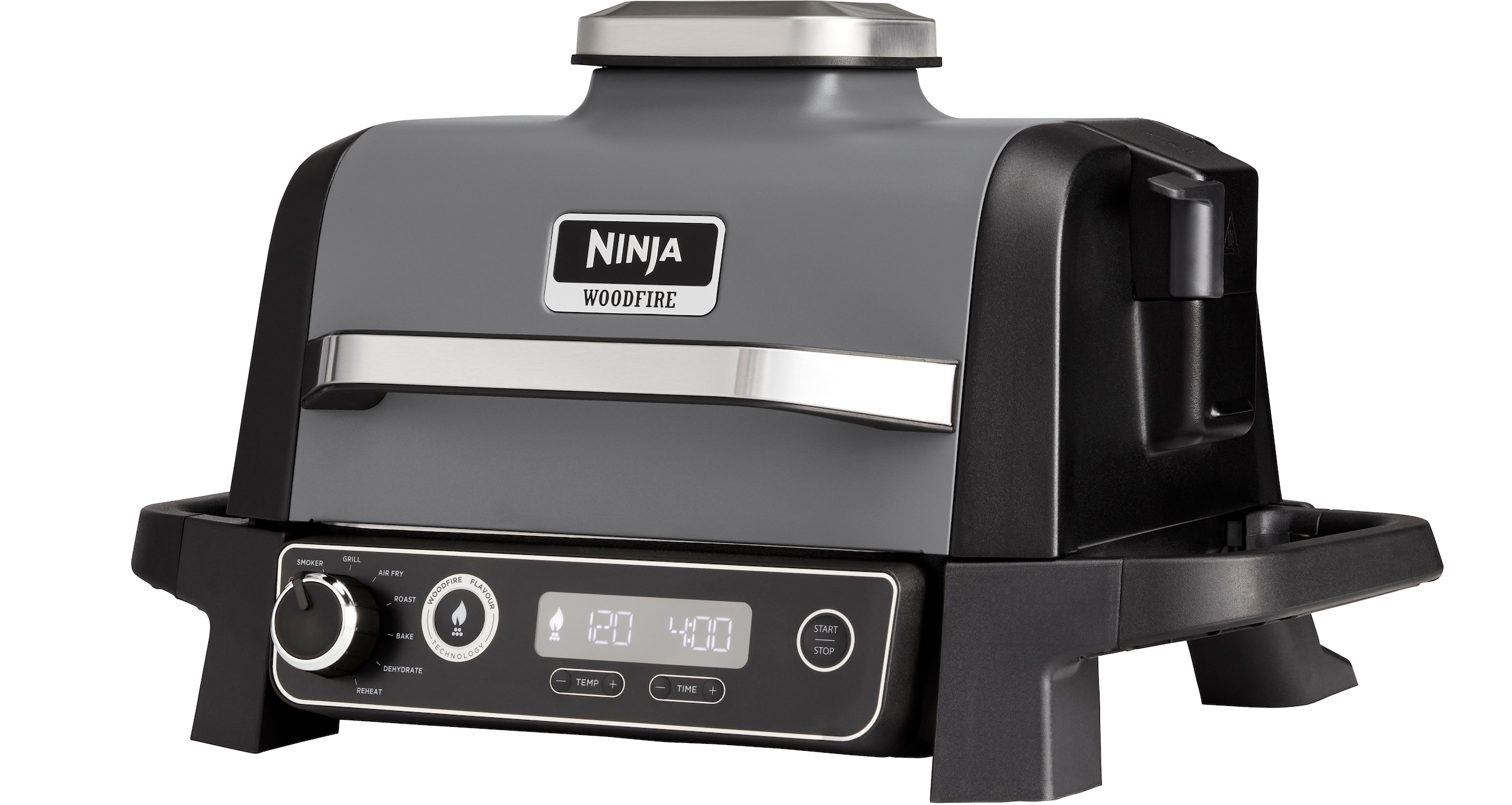 NINJA Tischgrill »Ninja Woodfire OG701EU«, 2400 W, Elektrischer Outdoor Grill