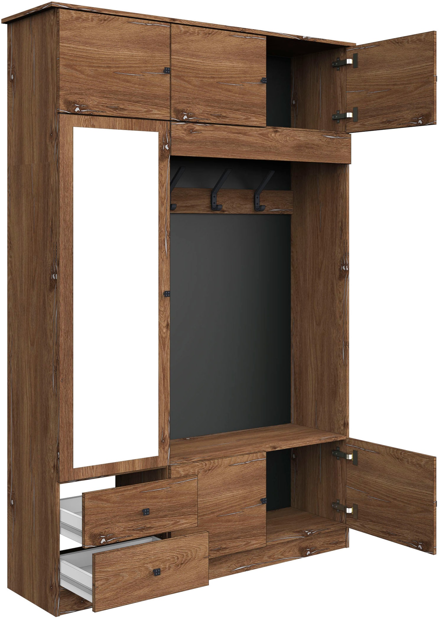borchardt Möbel Garderobenschrank »Kompakta«, Höhe 202 cm