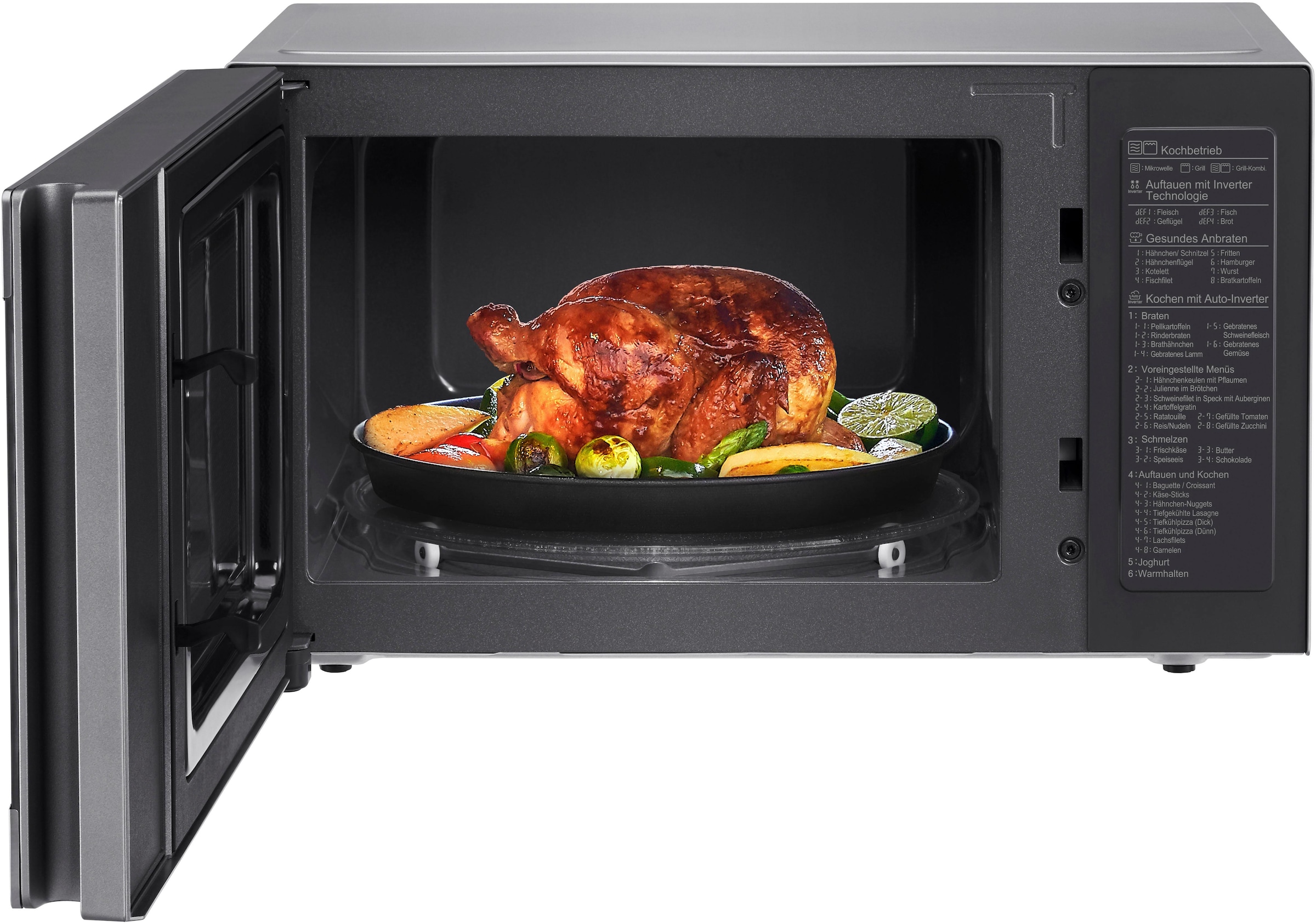 LG Mikrowelle »MH 6565 CPS«, Grill, 1000 W, Smart Inverter Technologie,  echte Glasfront mit 3 Jahren XXL Garantie