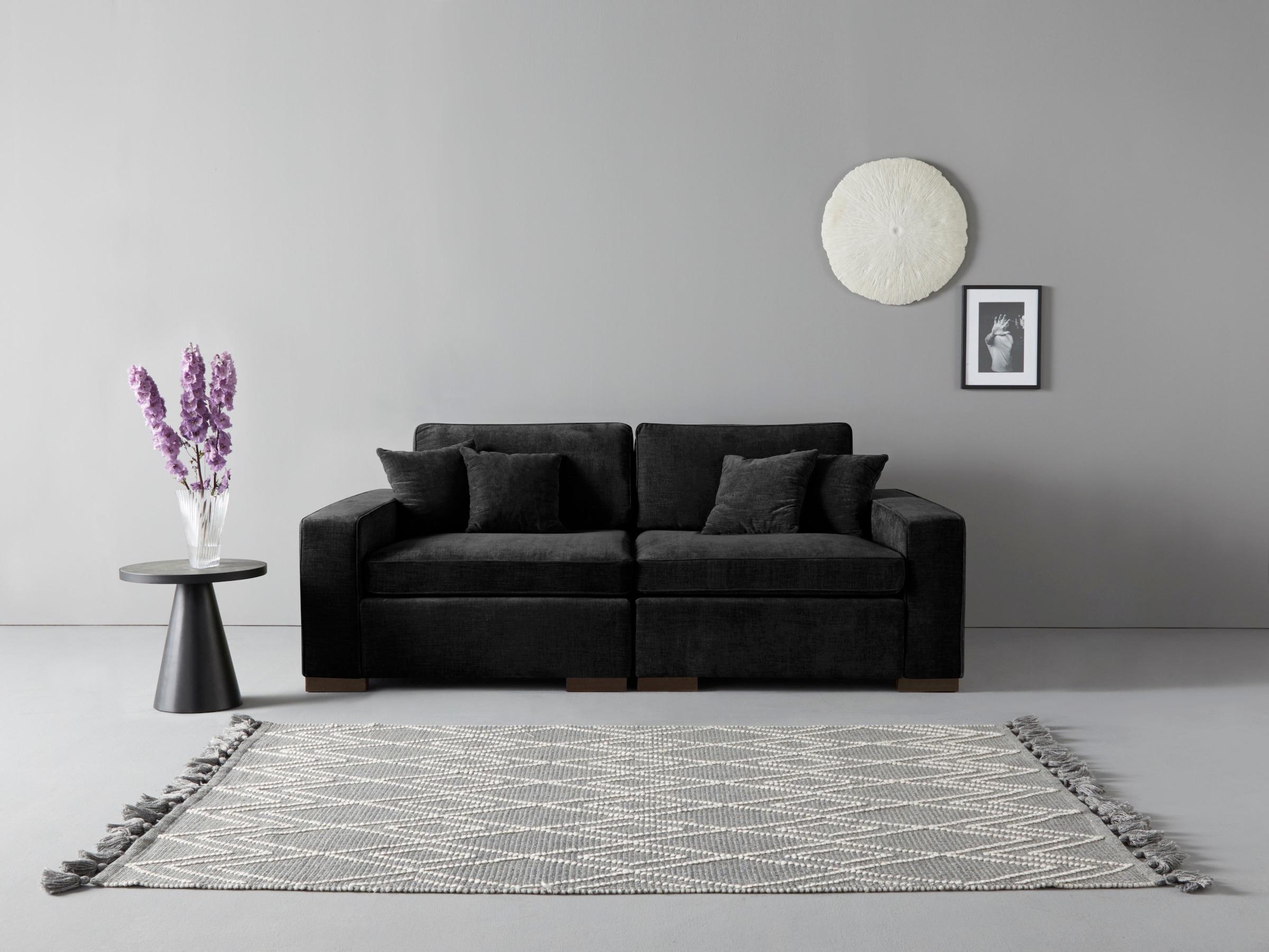 Guido Maria Kretschmer Home&Living 2-Sitzer »Skara«, Lounge-Sofa mit Federkernpolsterung, in vielen Bezugsvarianten