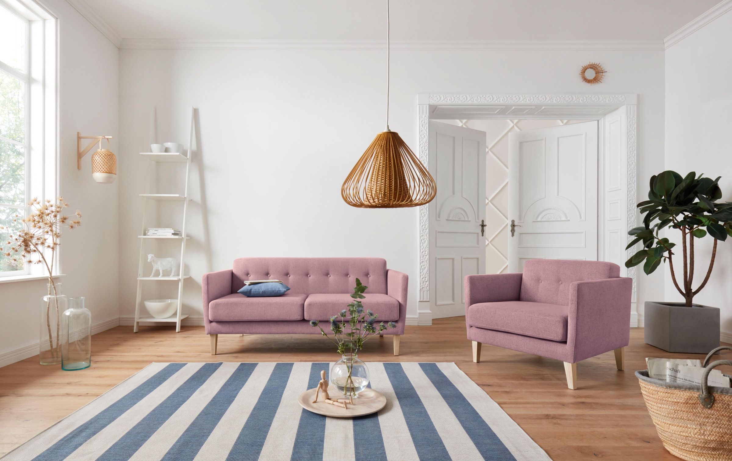 andas Sessel »Raadal«, in skandinavischer Optik, mit Knopfheftung, Design by Morten Georgsen