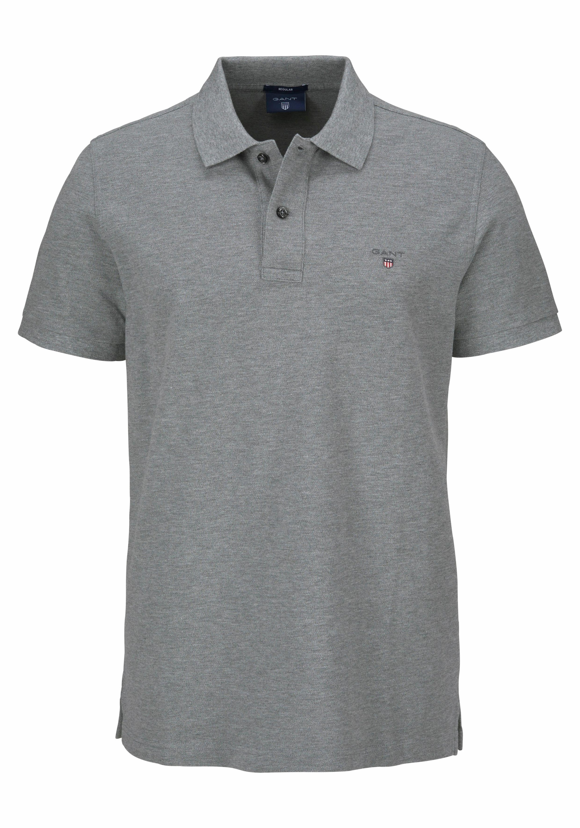 Gant Poloshirt »ORIGINAL PIQUE SS RUGGER«, mit Flachstrickkragen