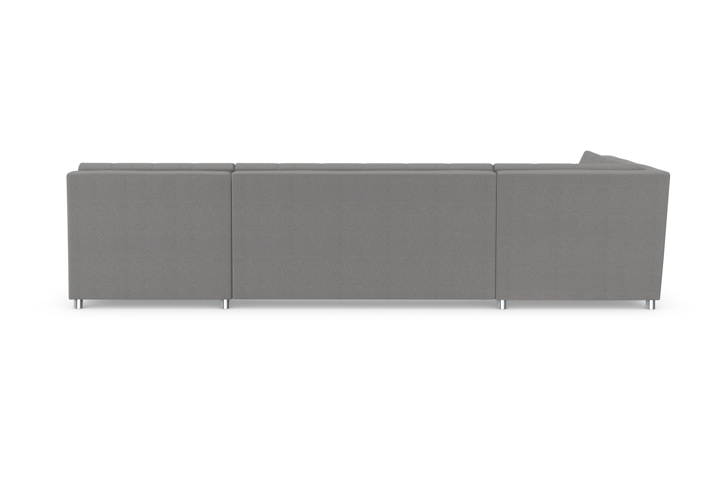 DOMO collection Wohnlandschaft »Treviso incl. Zierkissen, moderne Steppung, XXL: B/T/H: 364/201/83 cm«, wahlweise mit Bettfunktion, in vielen Bezugsarten auch in Cord U-Form