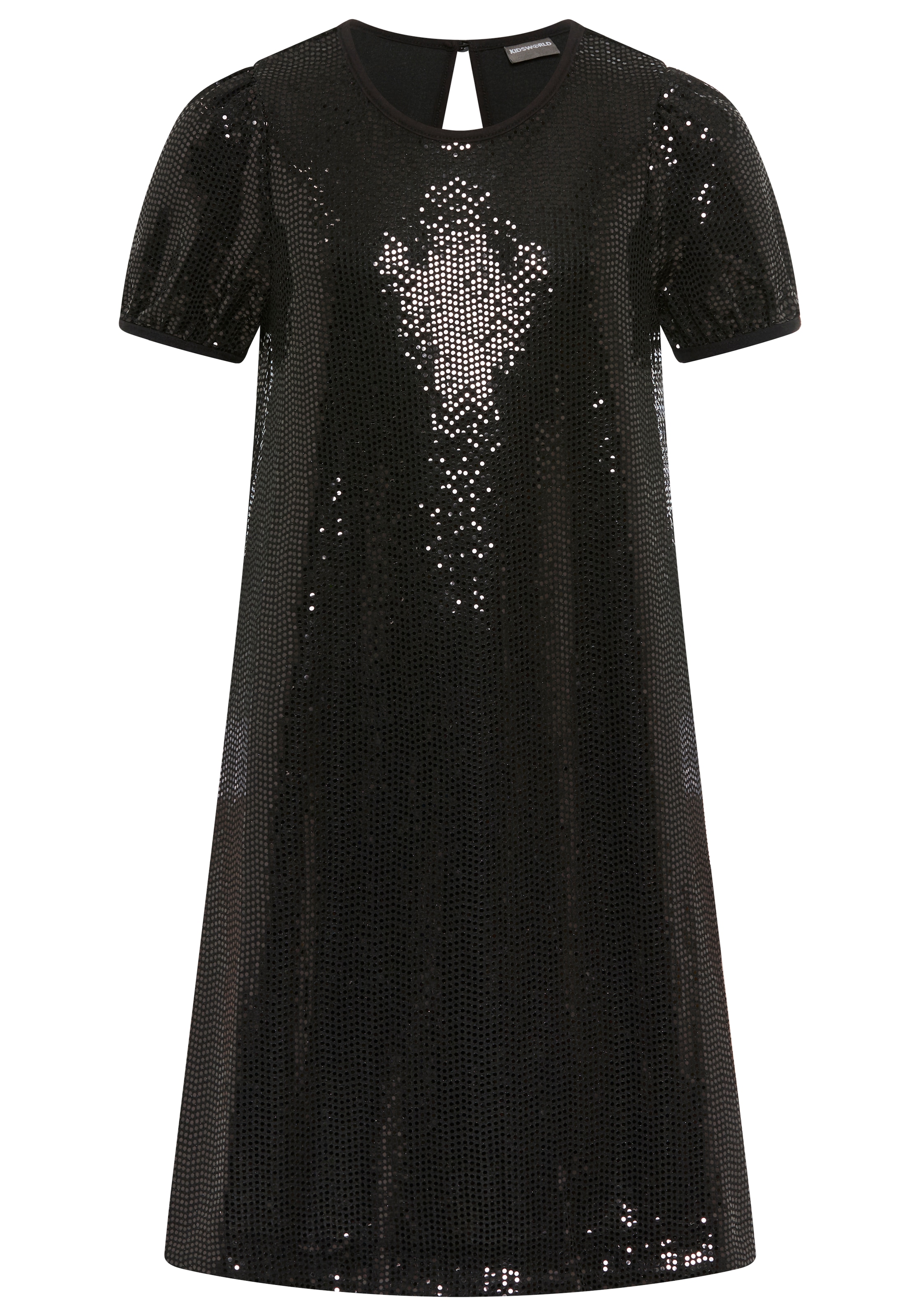 KIDSWORLD Jerseykleid »Shirtkleid in Pailletten-Allover-Design« Shirtkleid in Pailletten-Optik
