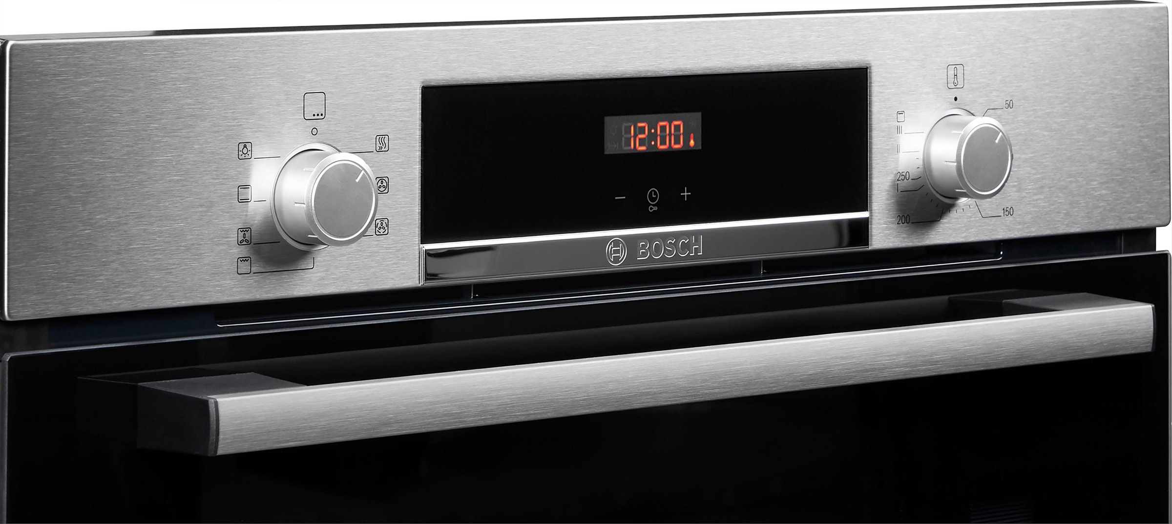 BOSCH Einbaubackofen 4 »HBA533BS1«, mit Teleskopauszug nachrüstbar, ecoClean Direct