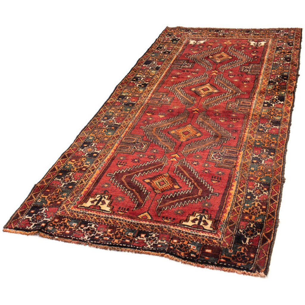 morgenland Hochflor-Läufer »Belutsch Medaillon Rosso 237 x 103 cm«, rechteckig