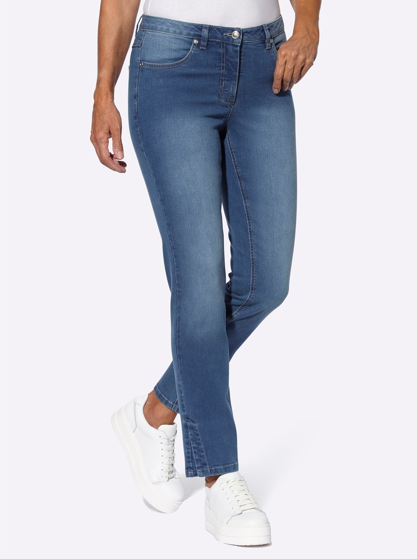 Casual Looks Bequeme Jeans, (1 tlg.)