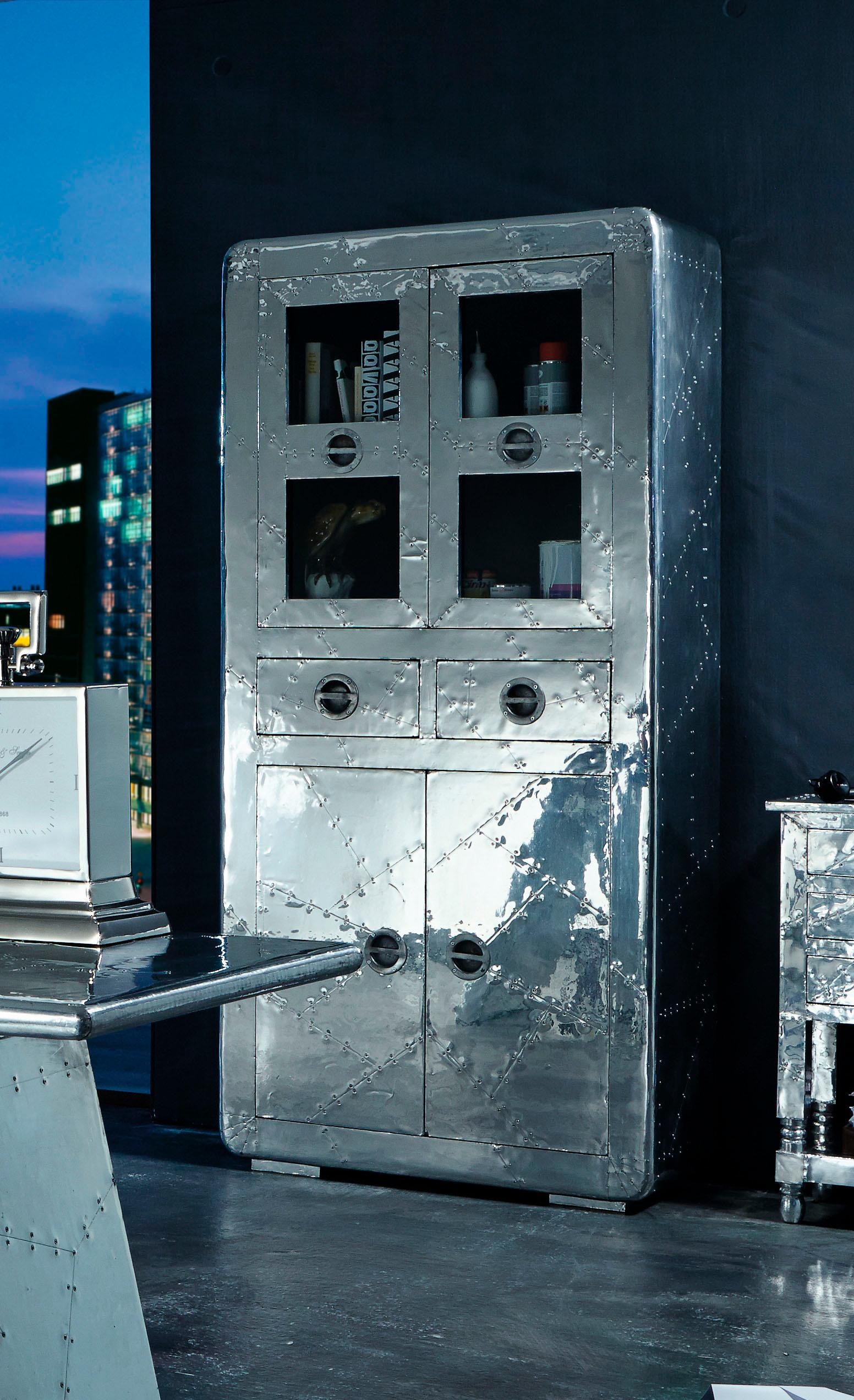 SIT Vitrine »AIRMAN«, in moderner Flugzeugoptik