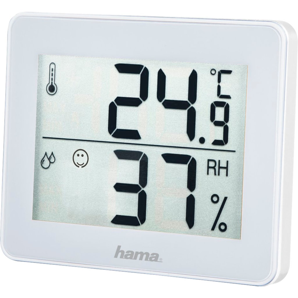 Hama Innenwetterstation »Thermo-/Hygrometer "TH-130", Weiß Thermometer«