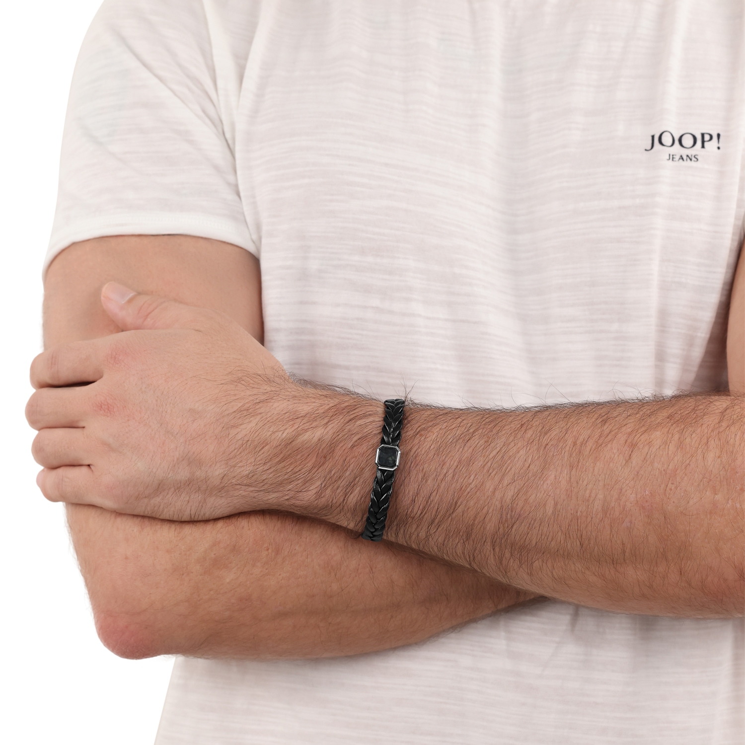 JOOP! Lederarmband »2039799« mit Hypersthen