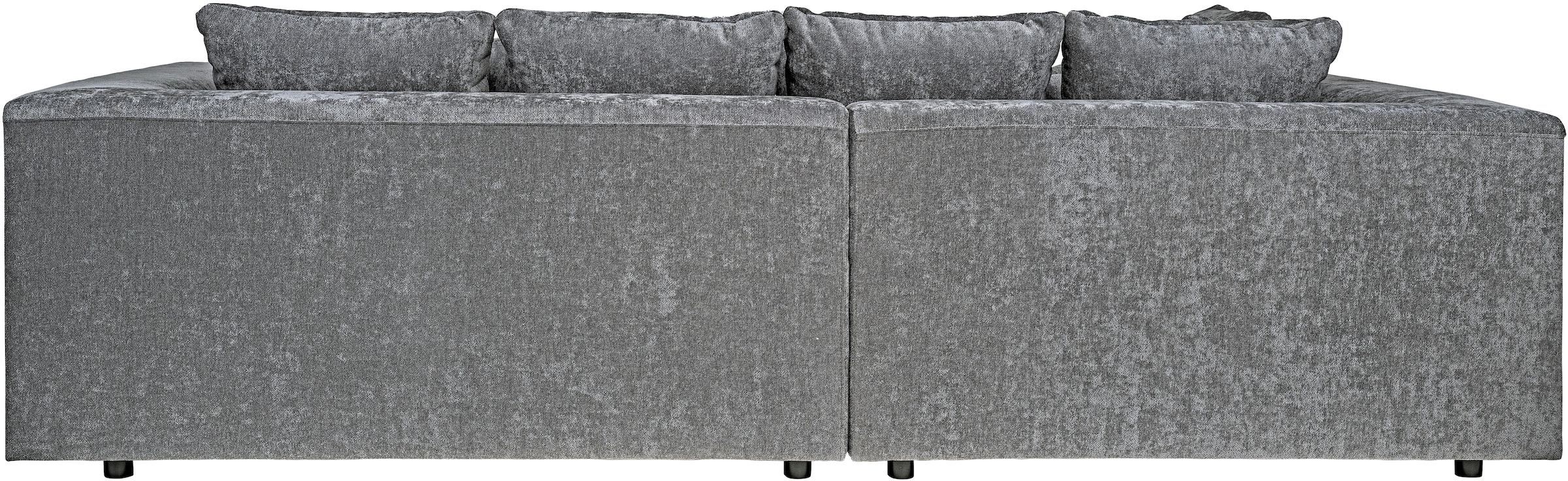 WERK2 Ecksofa »Tiga, Komfortsofa mit elekt. Auszugsfunktion, bequem, L-Form« Pure Wohlfühlgarantie: Ausziehbare Sitztiefe, XXL-Ottomane & Kissen.