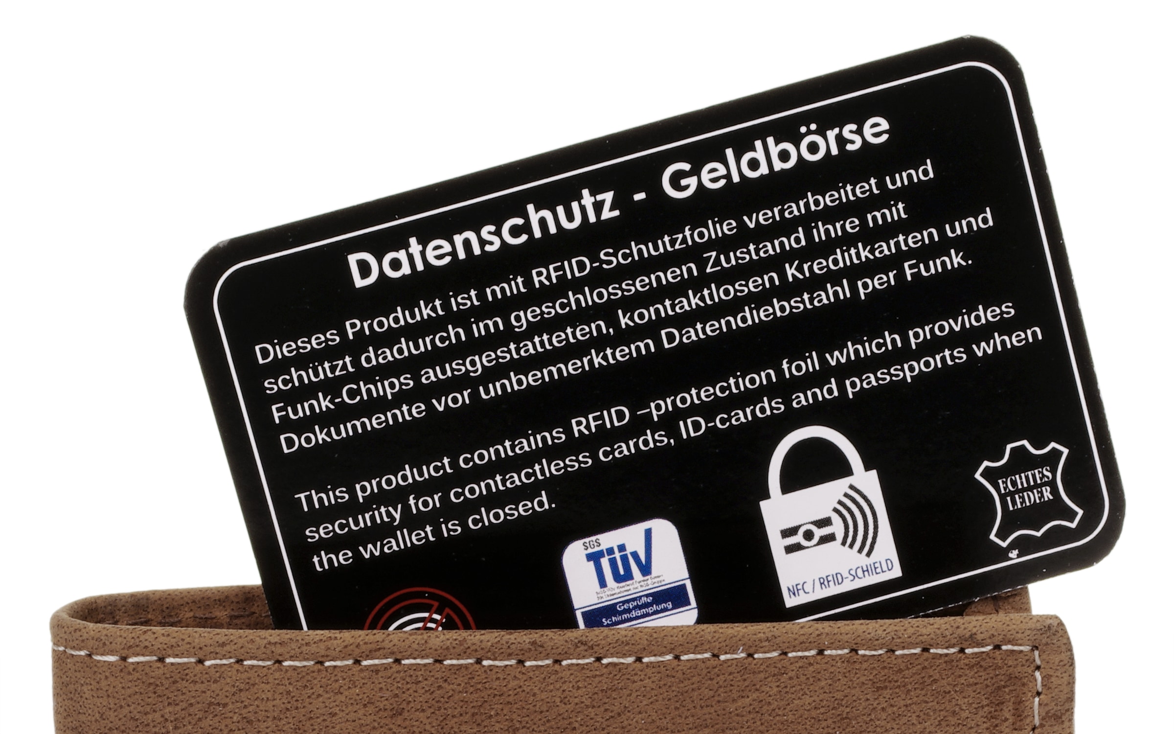 Bruno Banani Geldbörse echt Leder