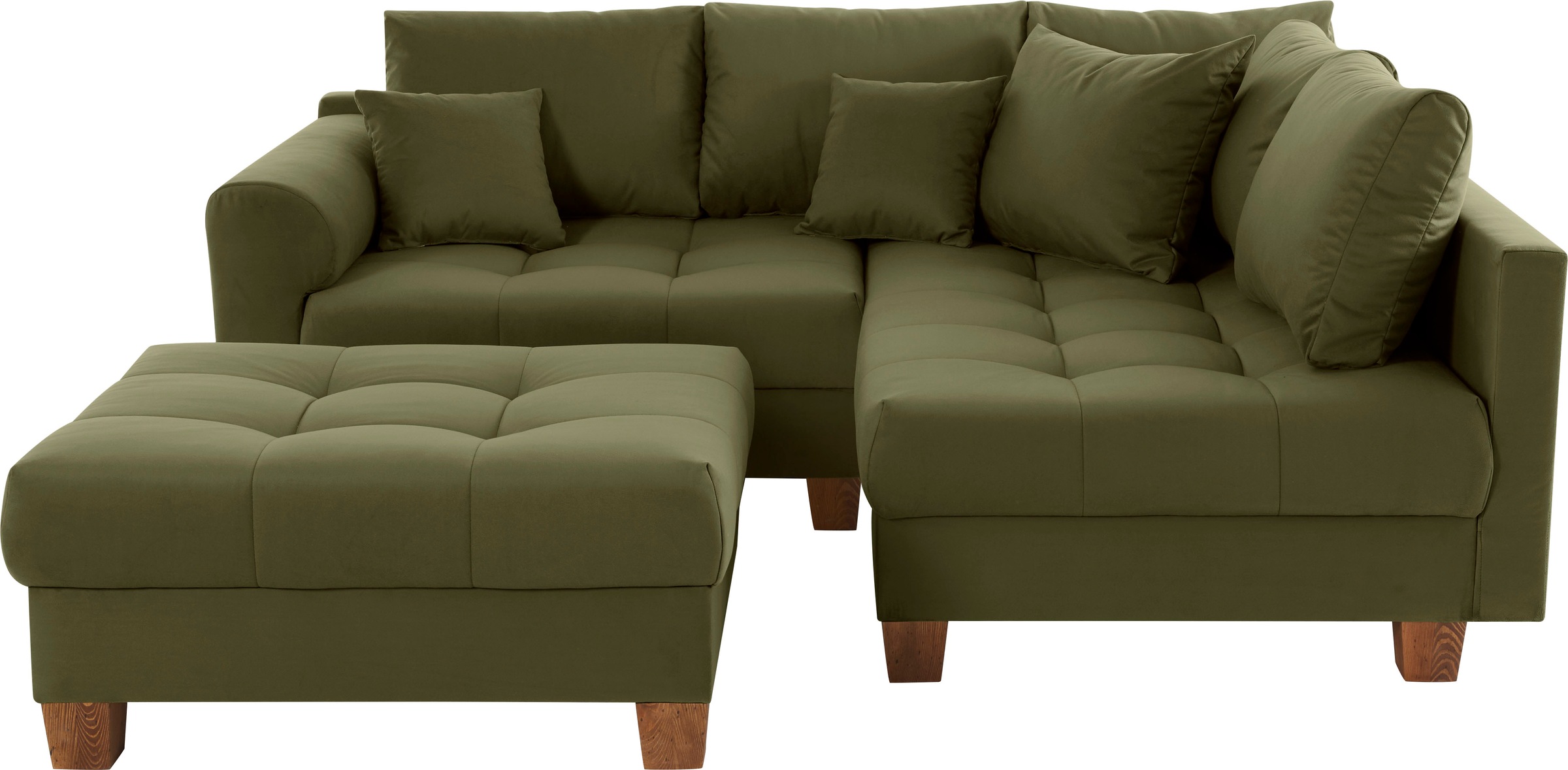 Home affaire Ecksofa, (Set, mit Hocker)