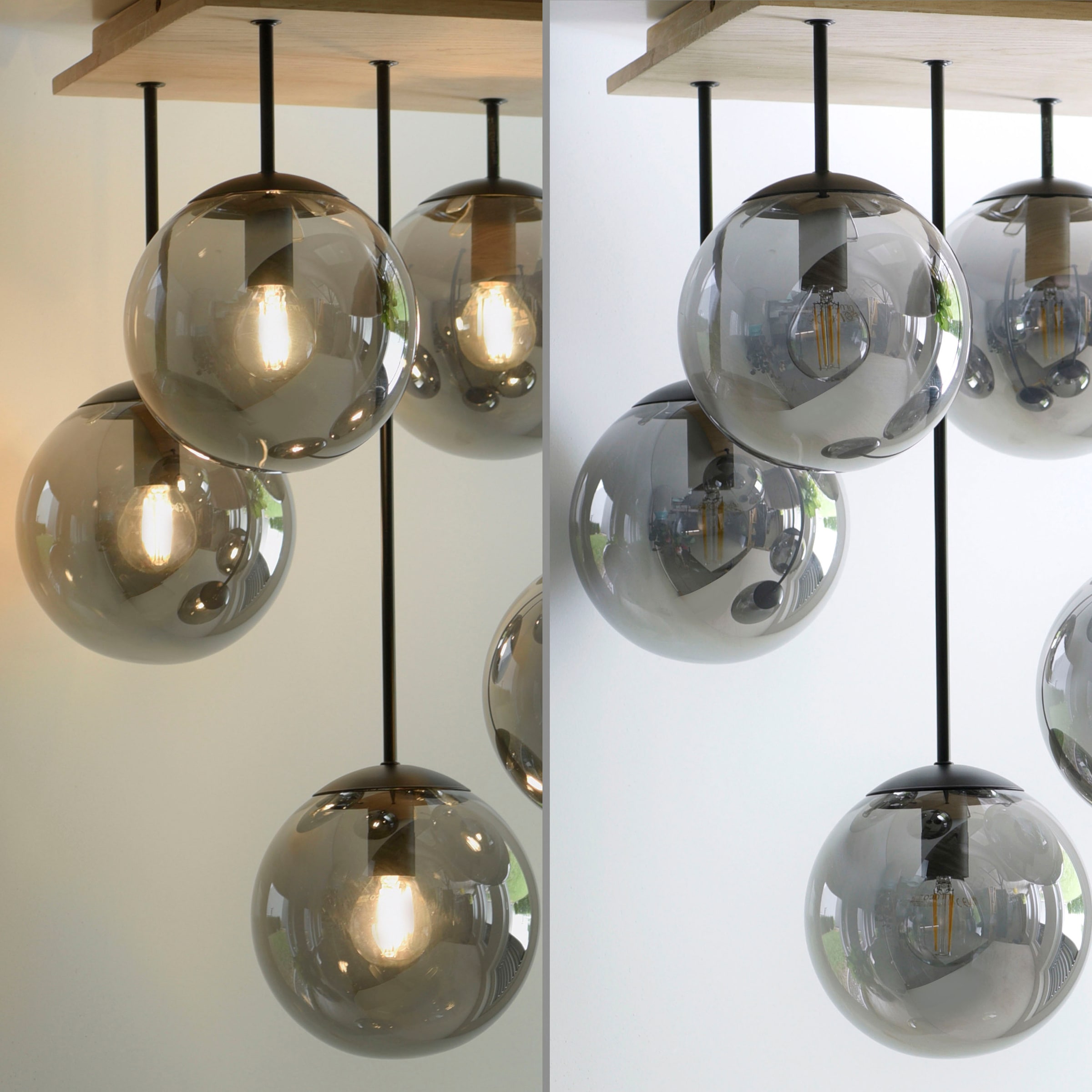 JUST LIGHT Deckenleuchte »GREEN WIDO« E14 1 Stk.