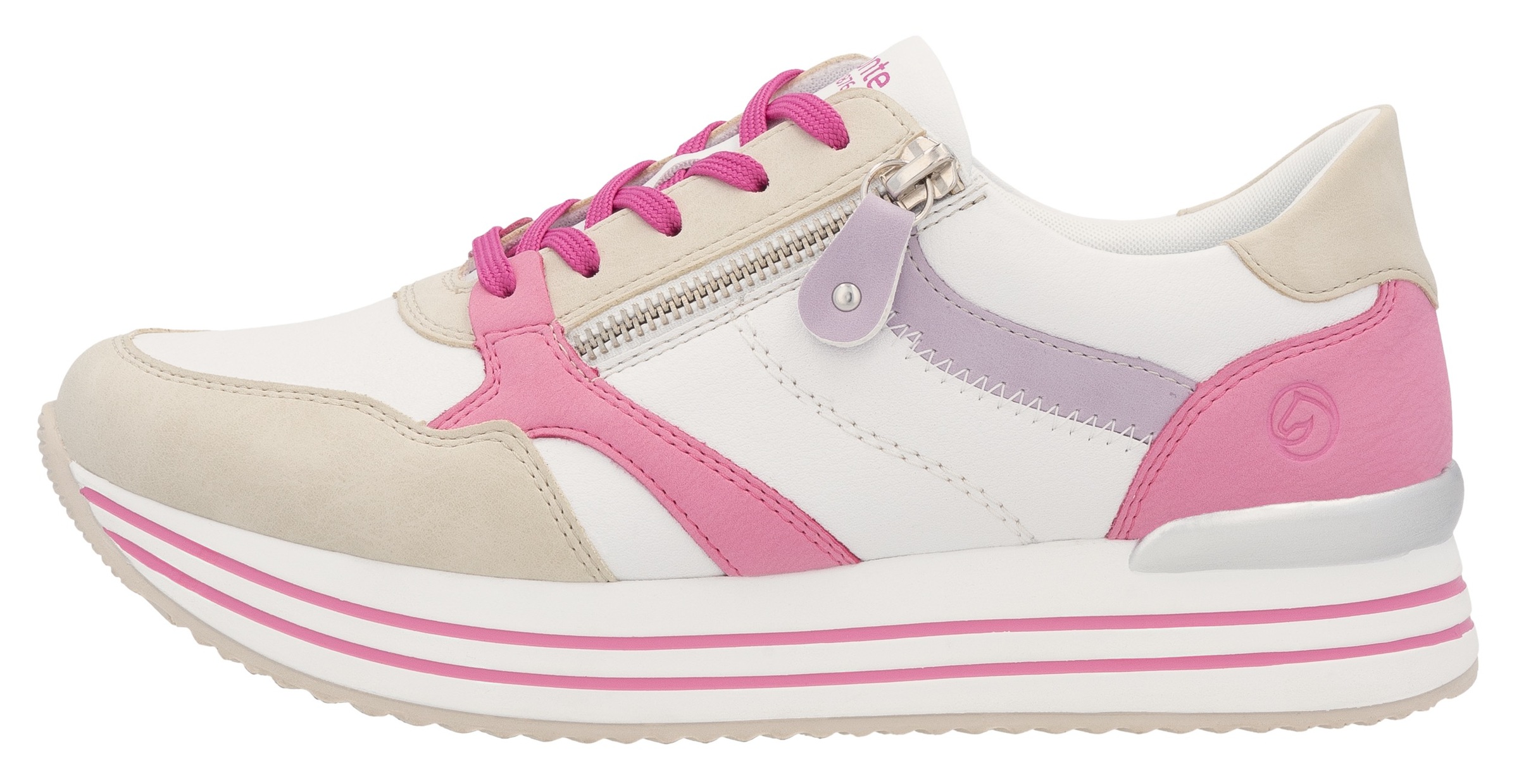 Remonte Plateausneaker, Freizeitschuh, Halbschuh, Schnürschuh mit loser Soft-Einlage