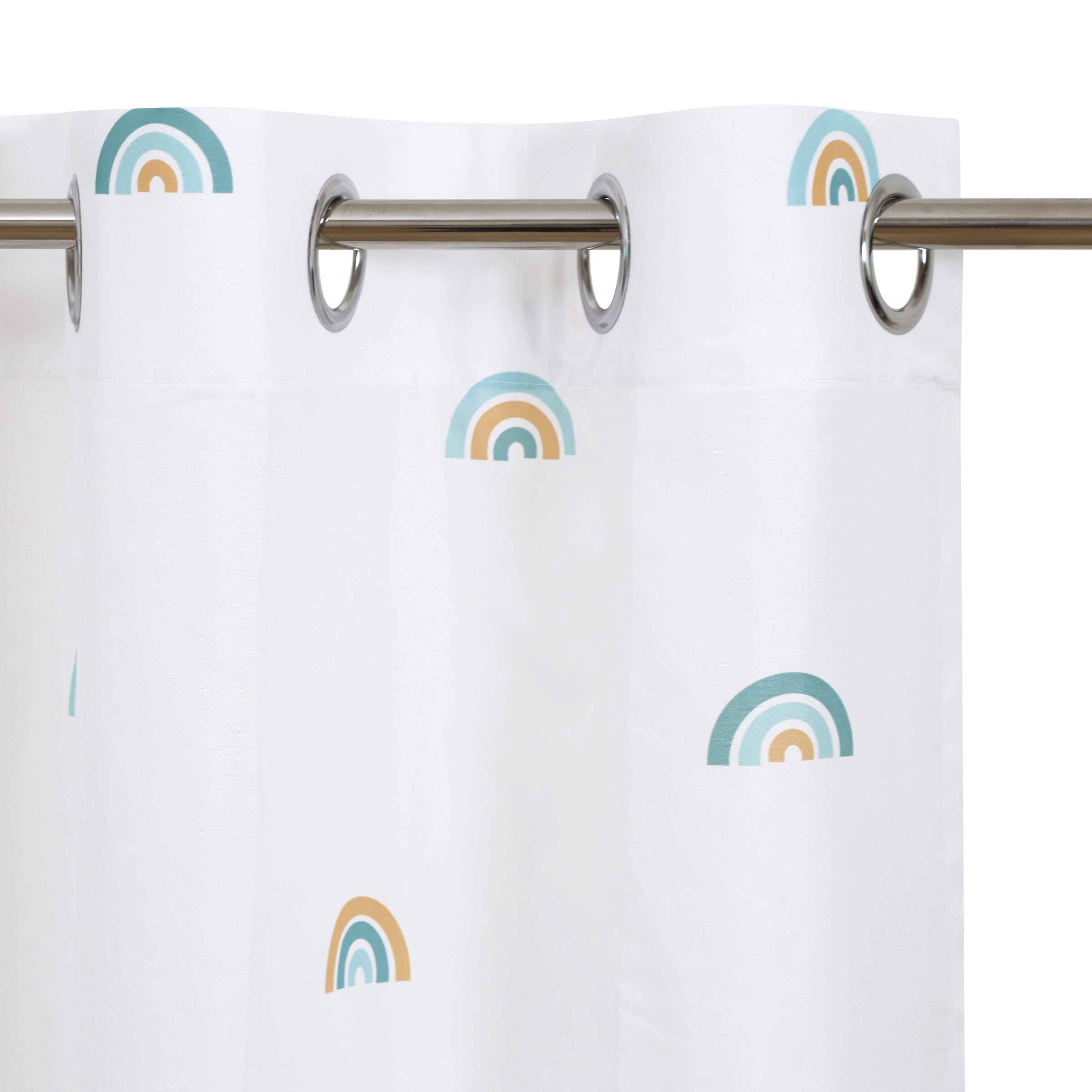 OTTO home Gardine »Elyna« Ösen 1 Stk. tlg. Pflegeleicht, Zartes Regenbogen- Design,